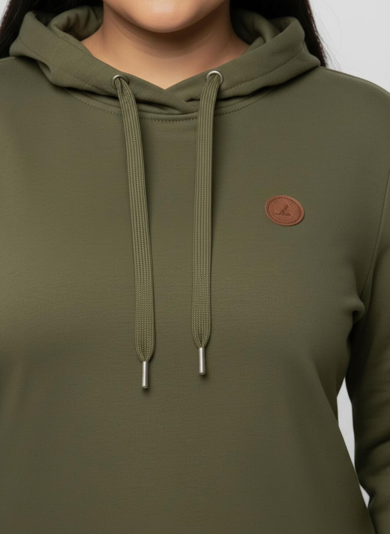 Longsweatshirt - oliv