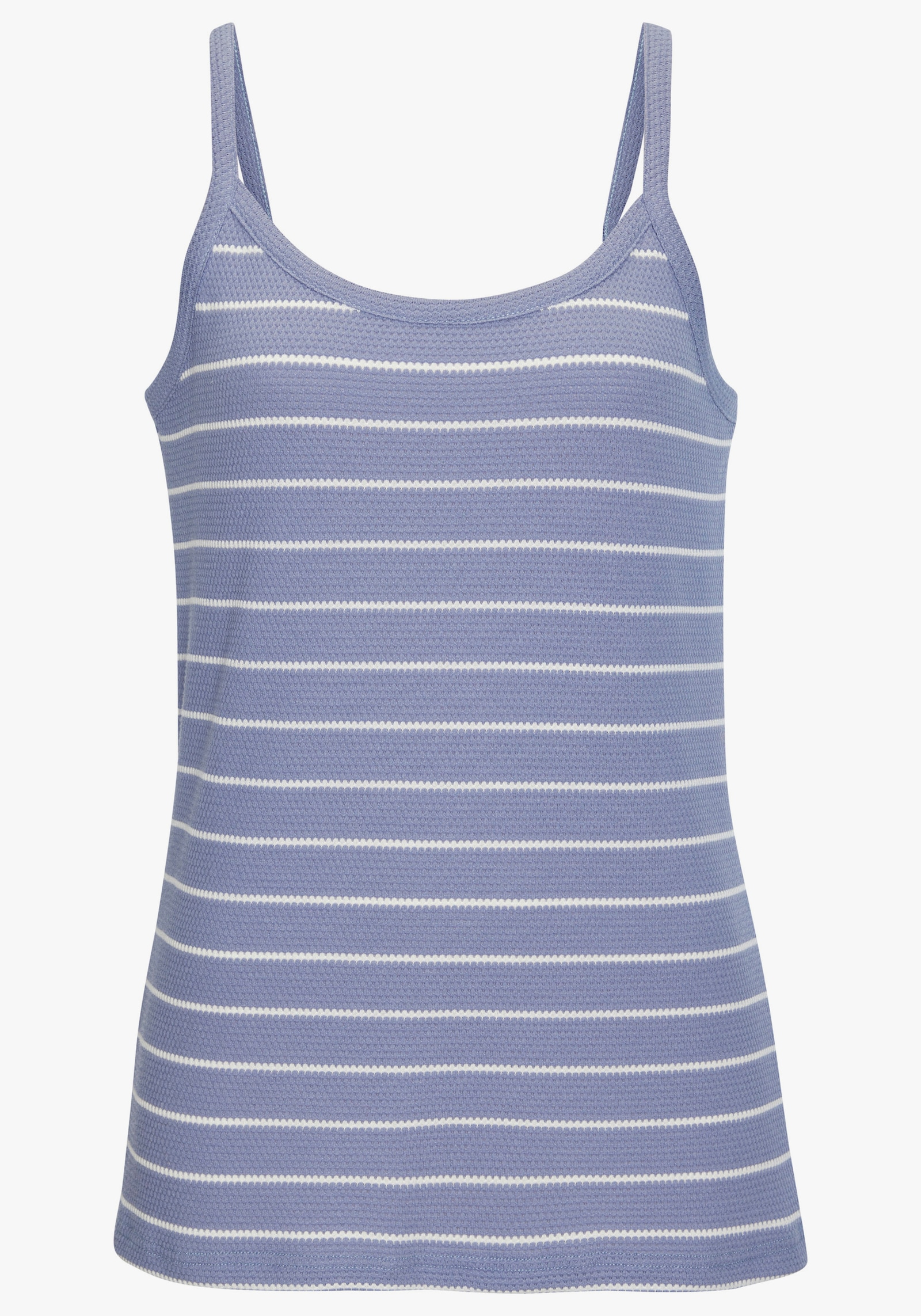 Vivance Top met bandjes - blauw, wit