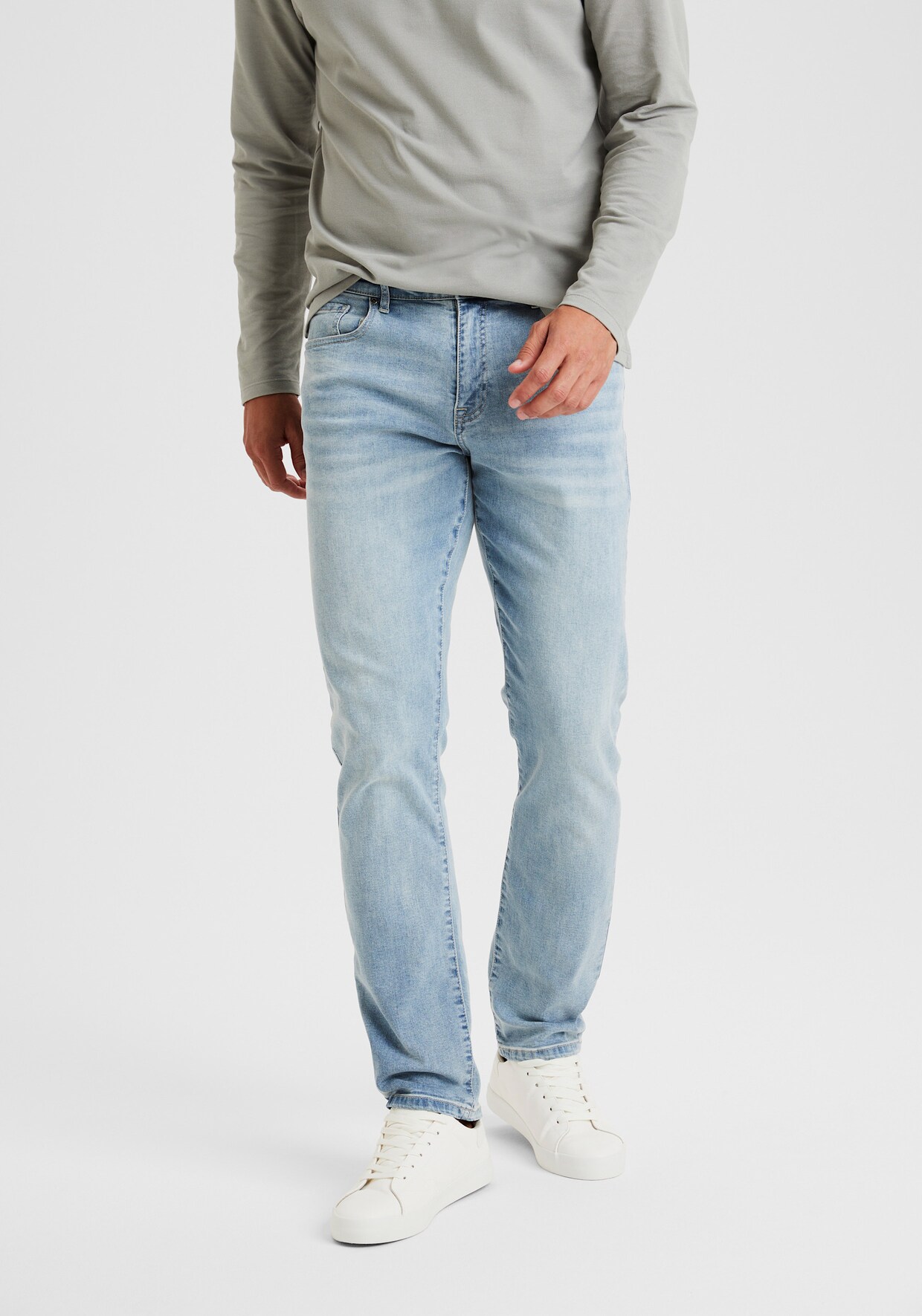 Buffalo 5-Pocket-Jeans - light-blue-denim