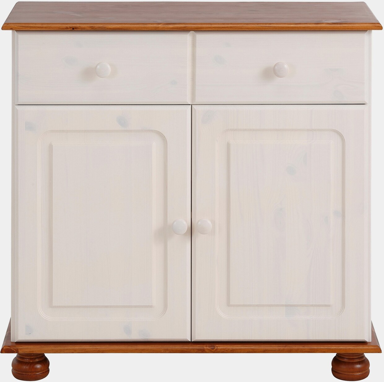 Home affaire Sideboard - weiß/honig