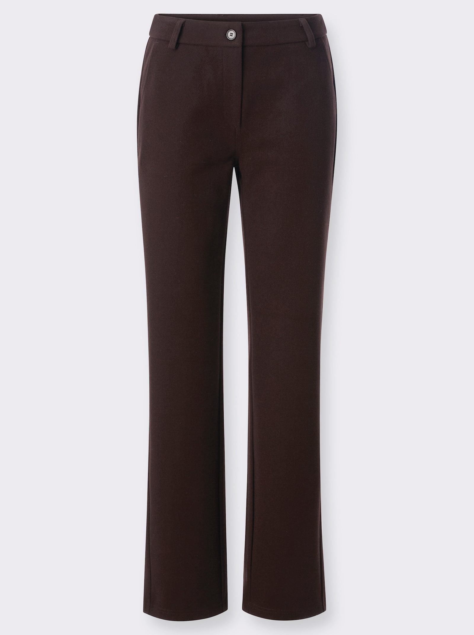 Stoffhose in Jersey-Qualität - schoko