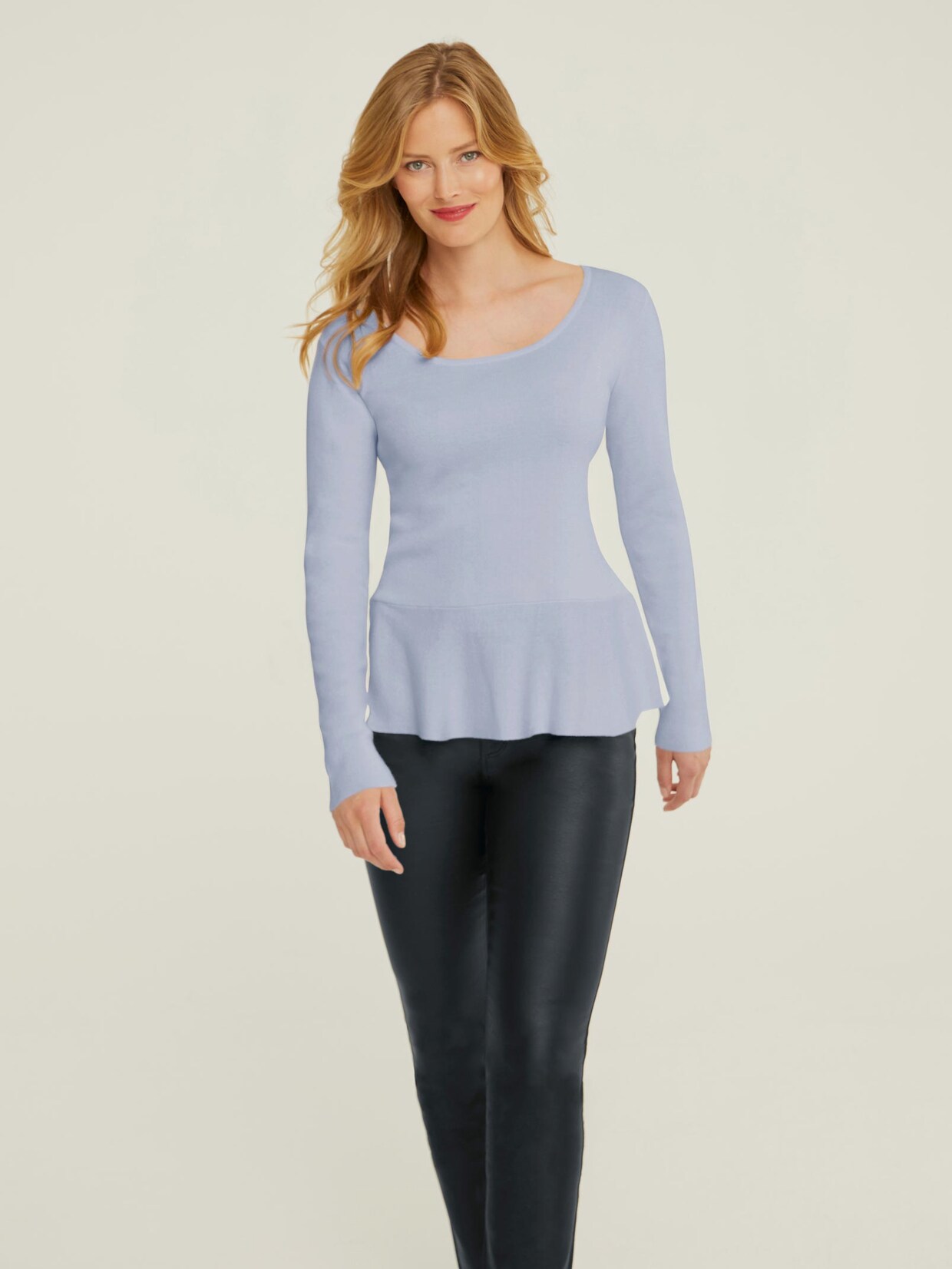 Ashley Brooke Pullover - hellblau