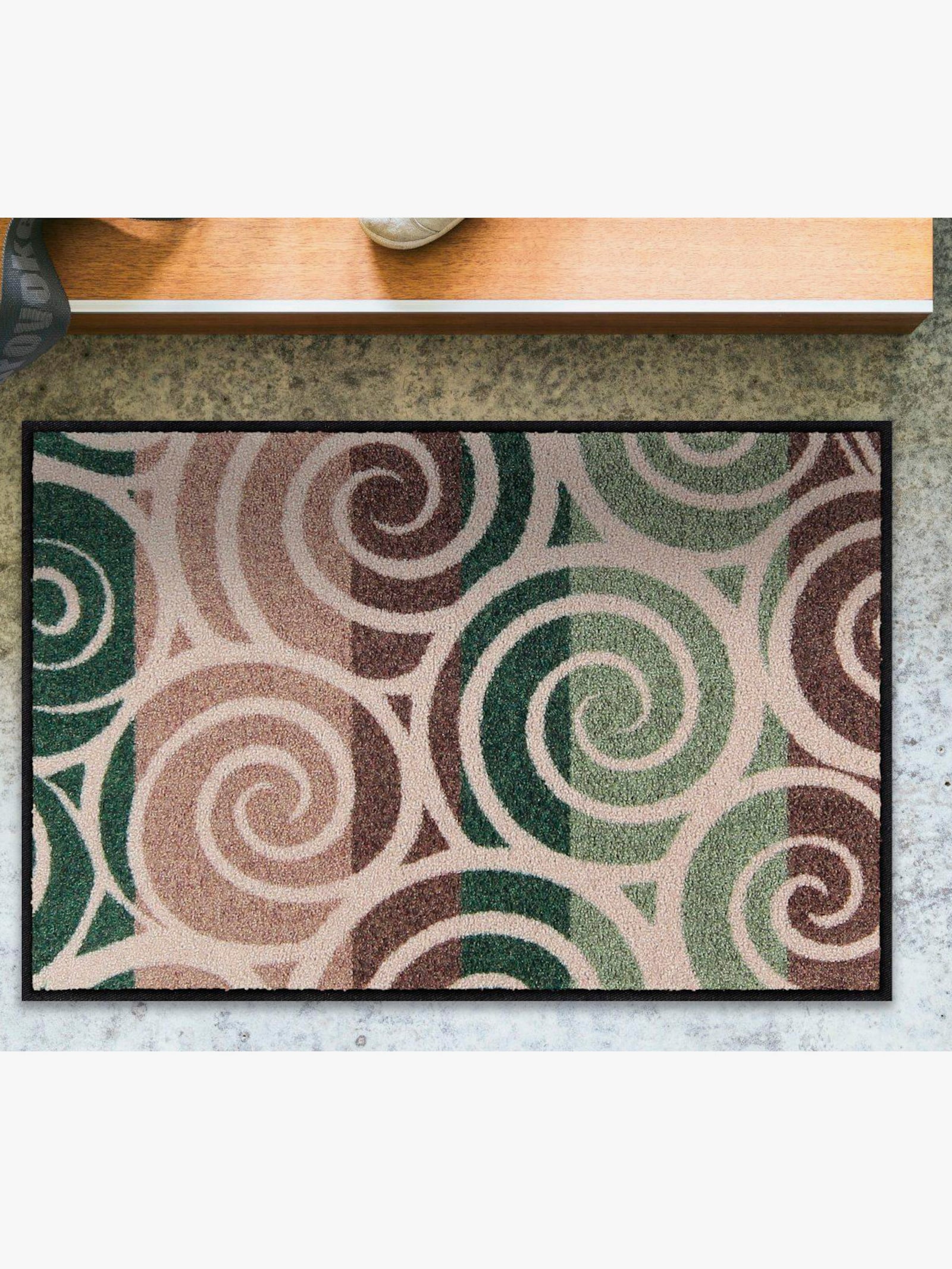 Salonloewe Fußmatte - grün-natur