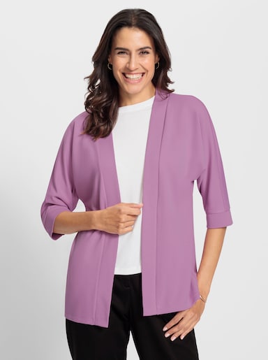 Shirtjacke mit Fledermaus-Ärmeln - orchidee
