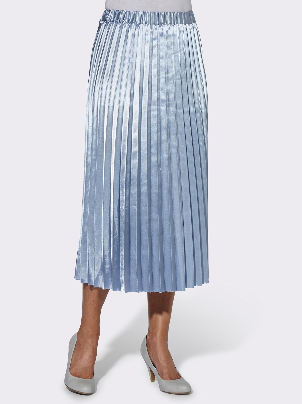 Plisovaná sukně - modrá