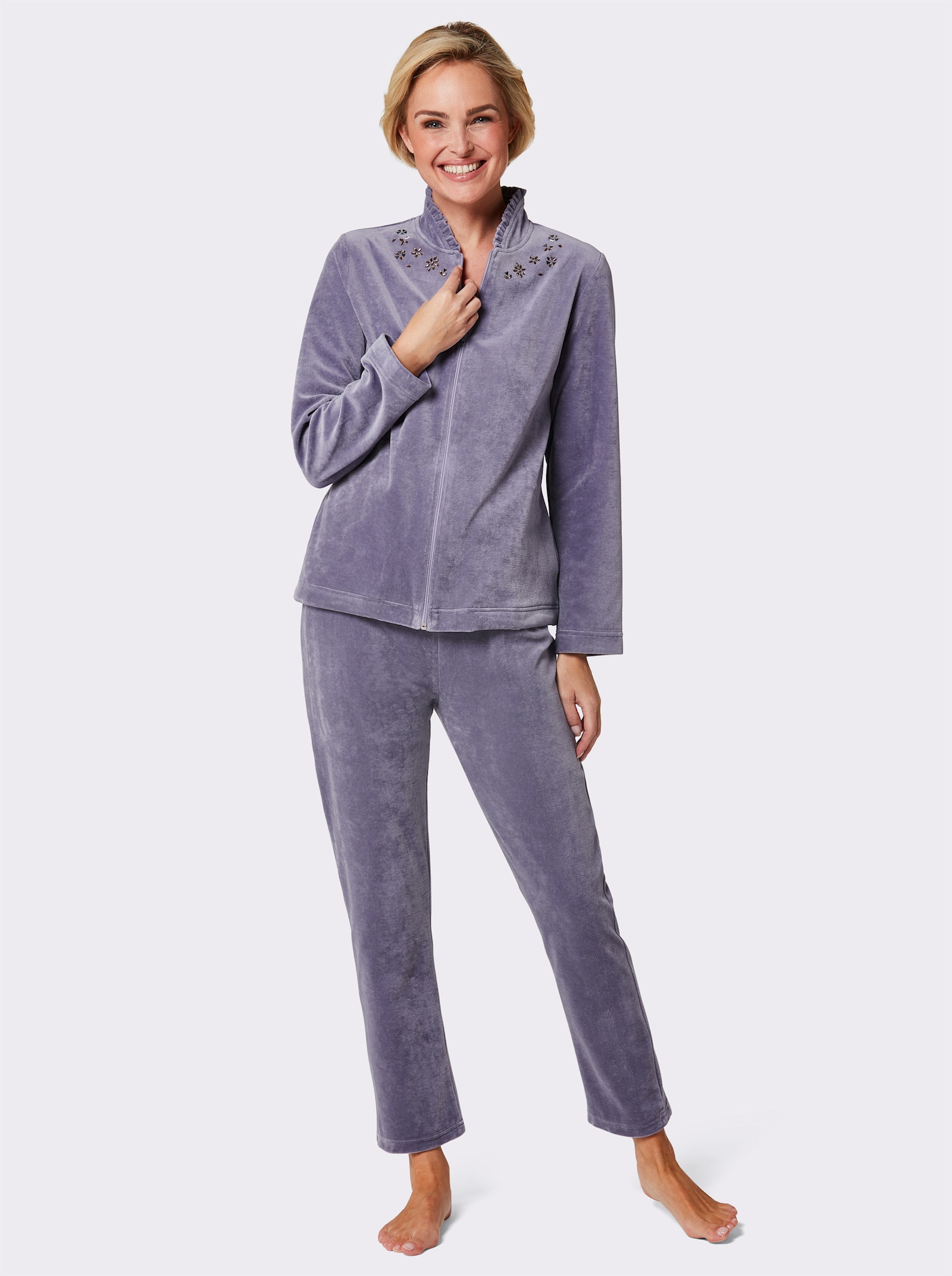 Hausanzug - lavendel