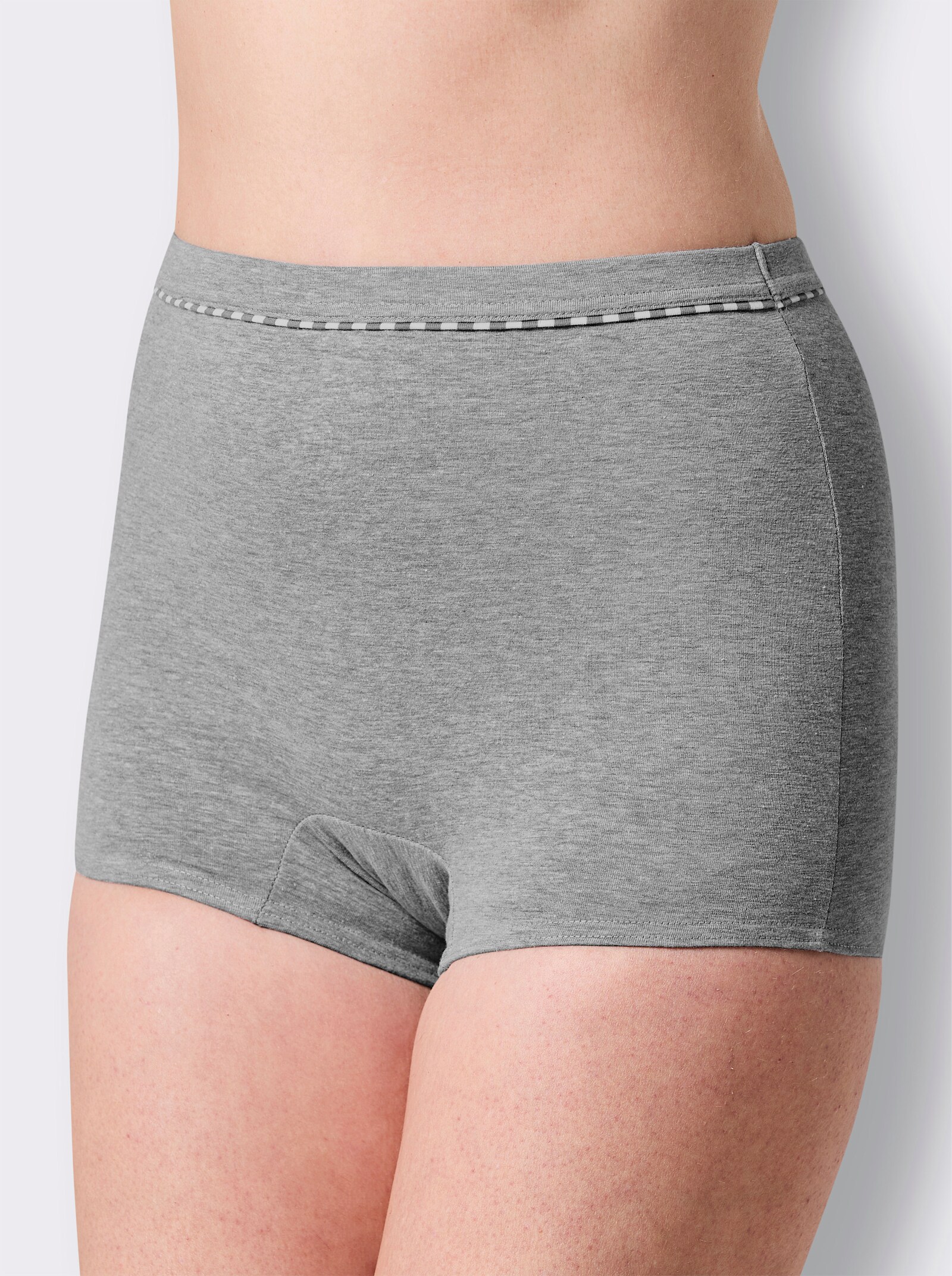 wäschepur Panty - grau-meliert