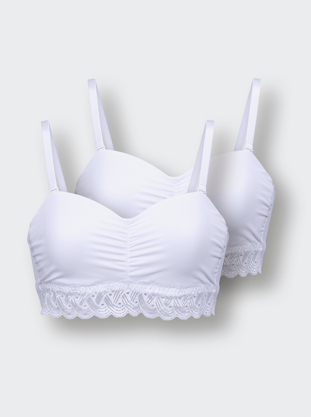 wäschepur Soutien-gorge à armatures - 2x blanc