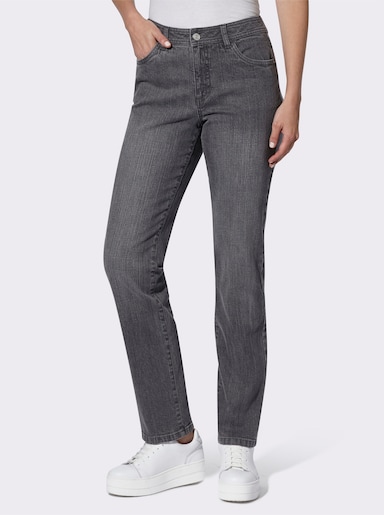 5-Pocket-Jeans mit lässig weiten Beinen - grey-denim