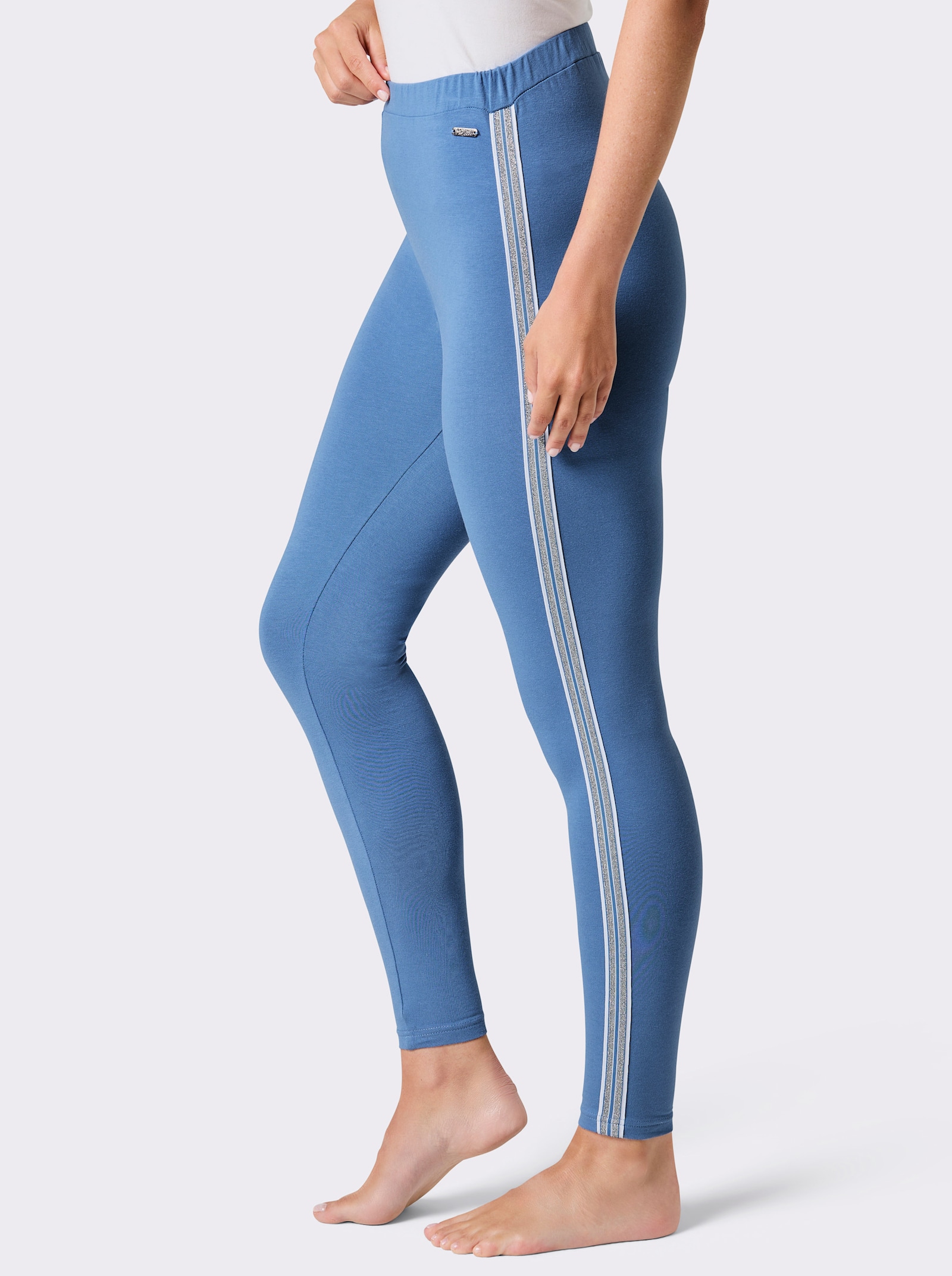 feel good Leggings - mittelblau