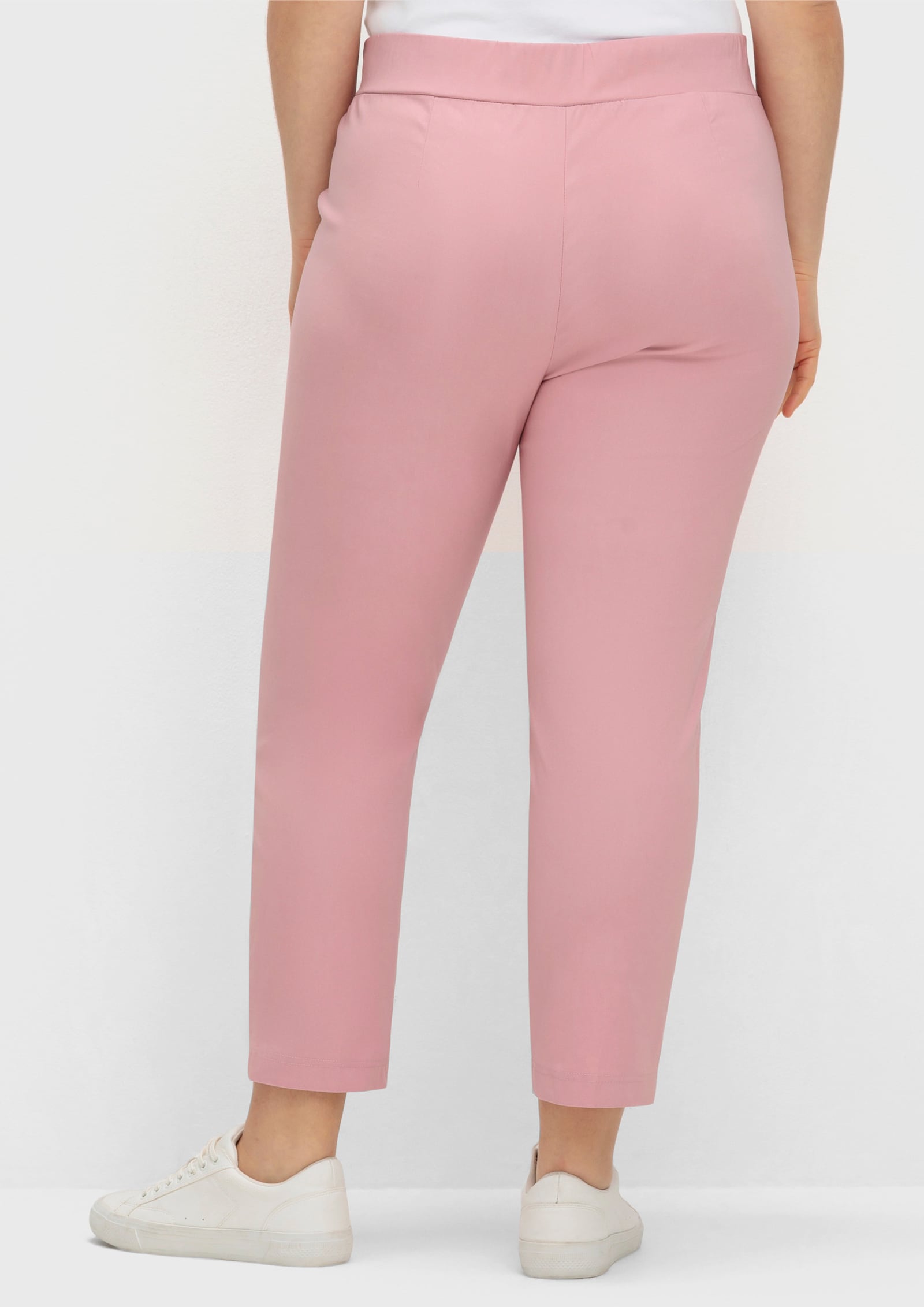 Schlupfhose mit Bügelfalten - hortensie