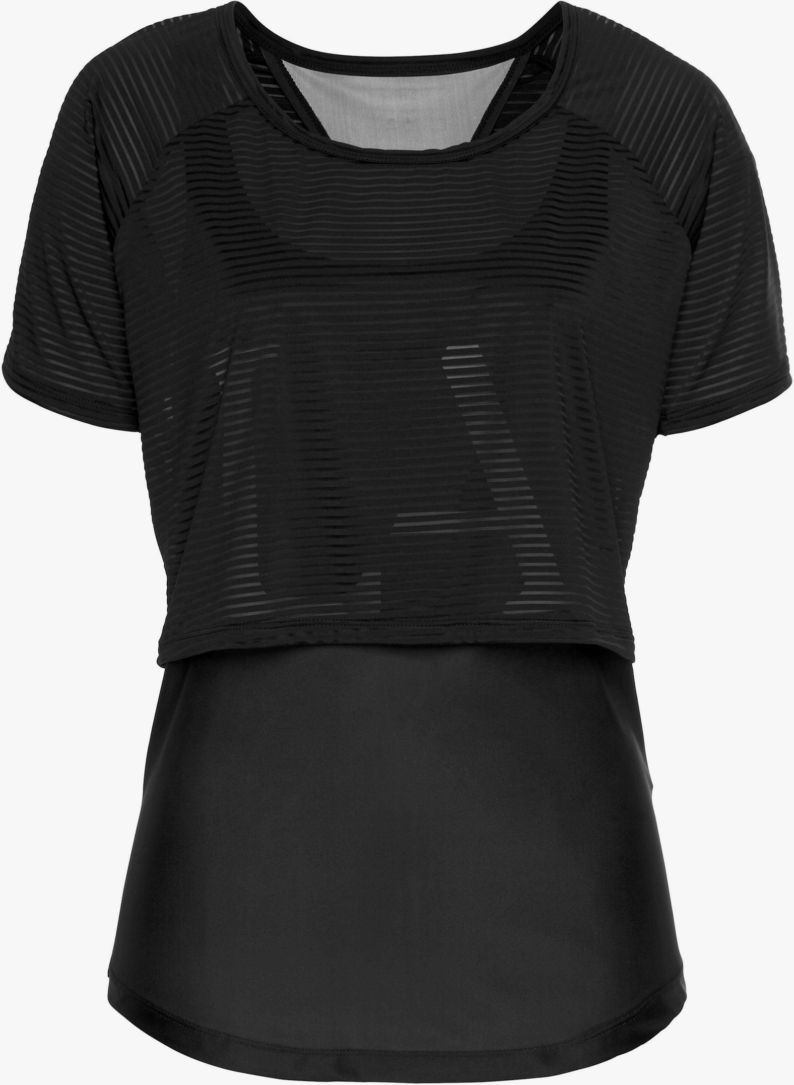 LASCANA ACTIVE Funktionsshirt - schwarz