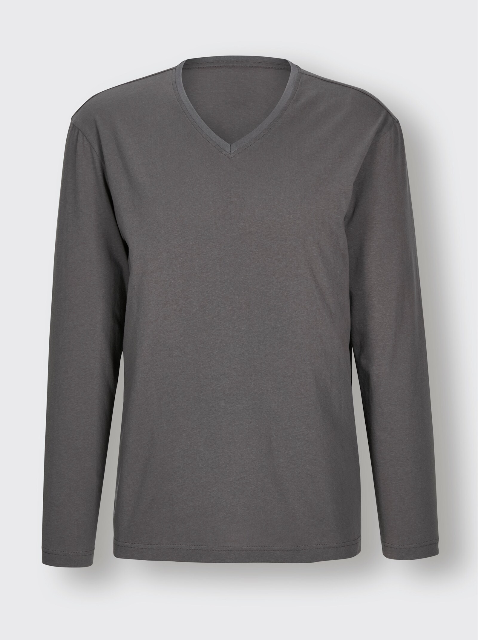 wäschepur men Schlafanzüge - anthrazit + anthrazit-ocker-bedruckt