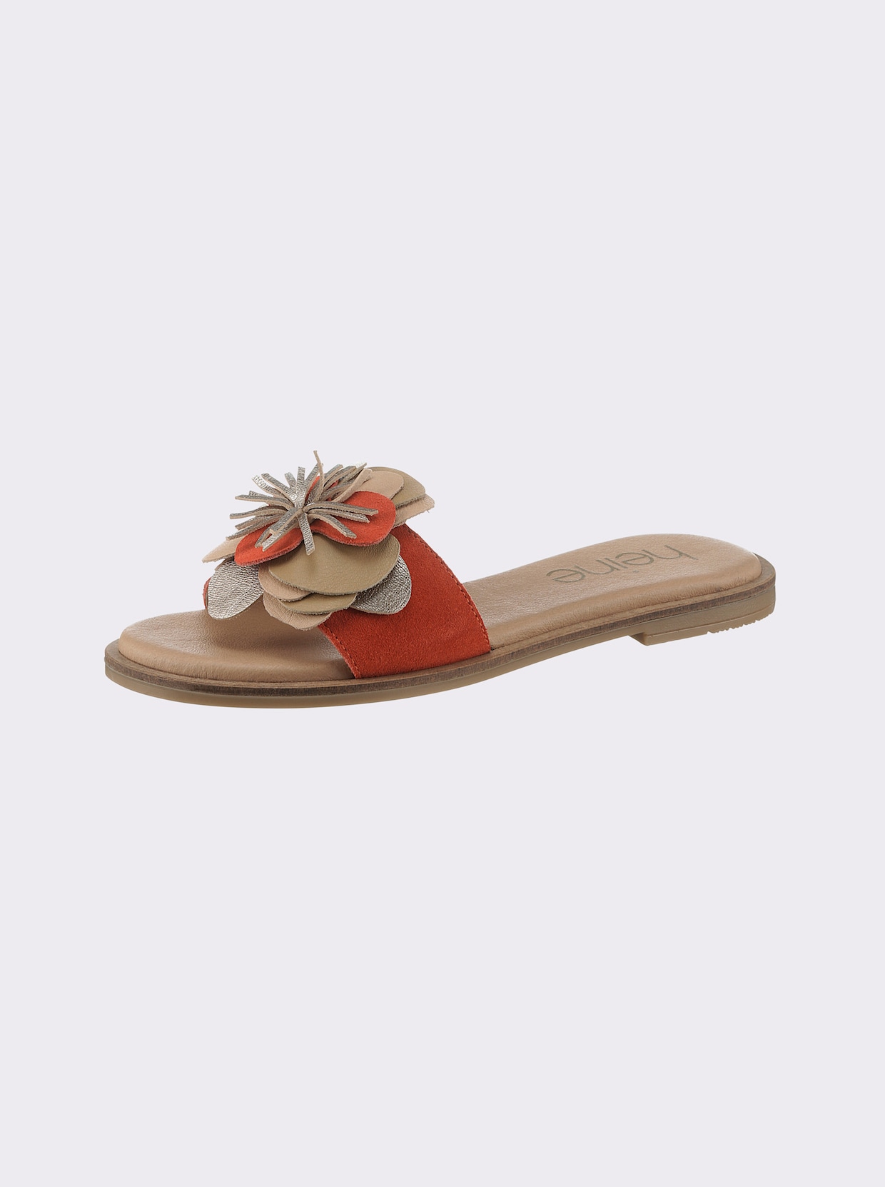 heine Mules - rouge-multicolore