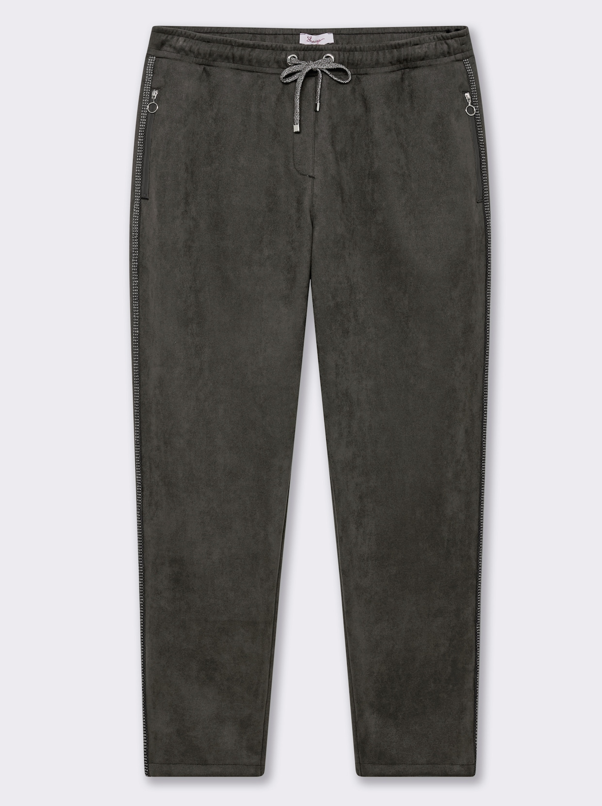 sheego Jogg Pants - graphit