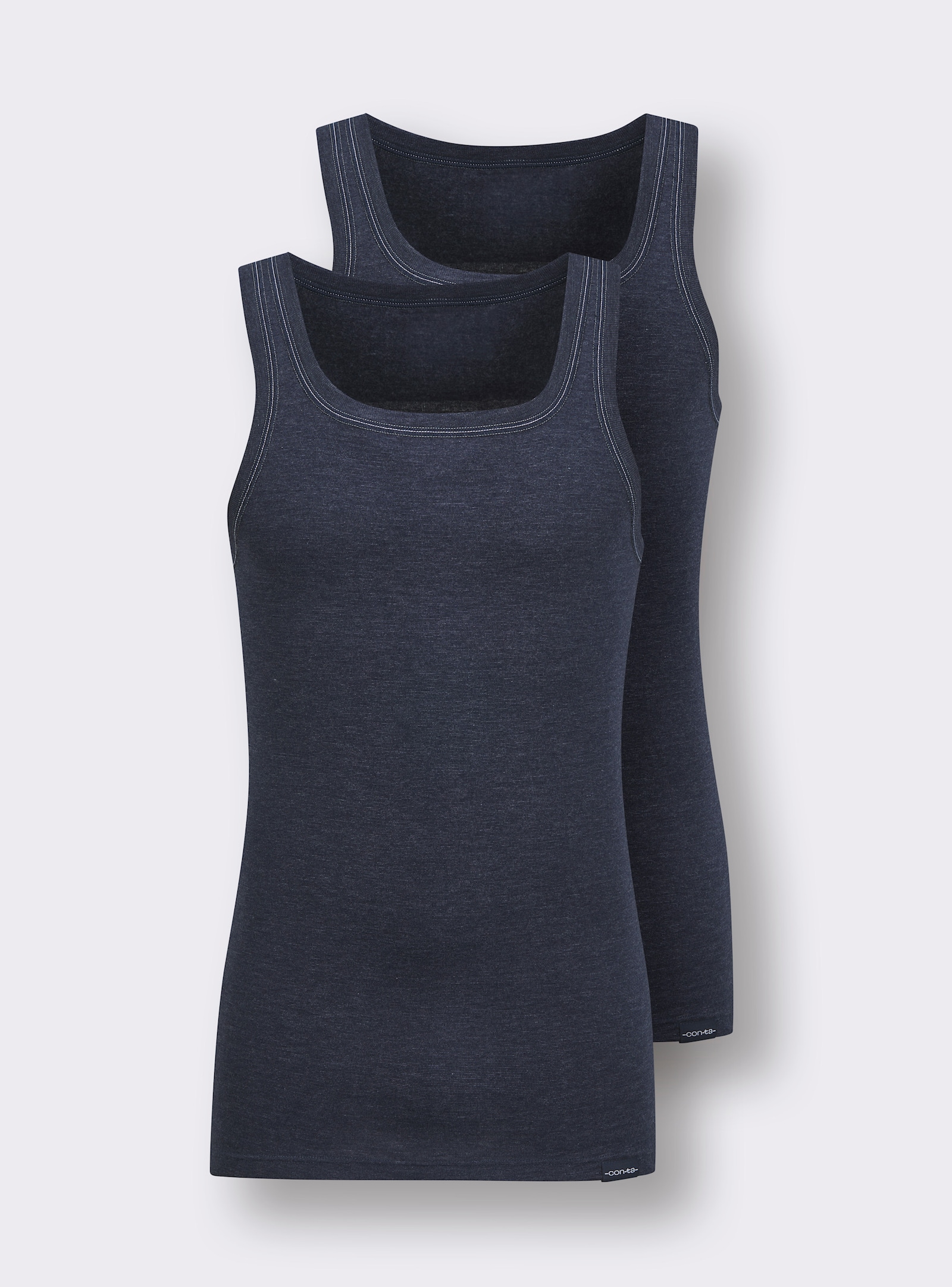 conta Unterhemd - marine-geringelt