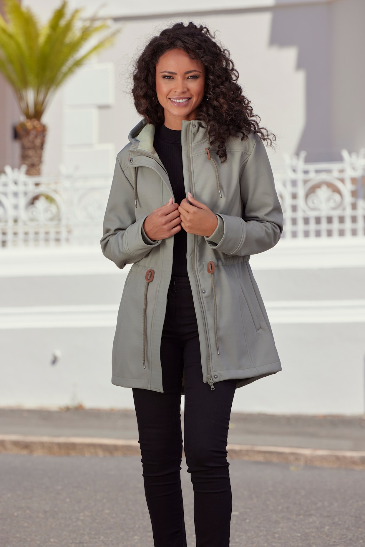 Softshelljacke - khaki