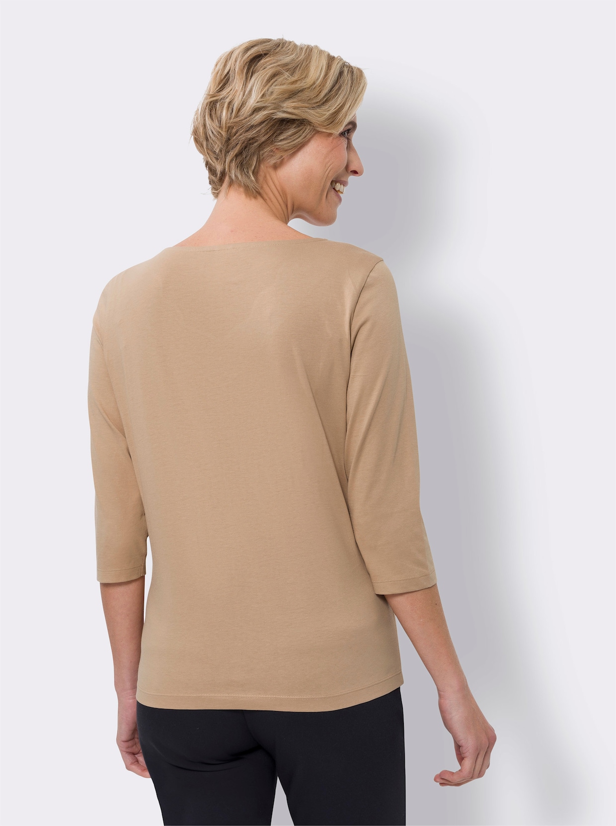 3/4-Arm-Shirt - camel