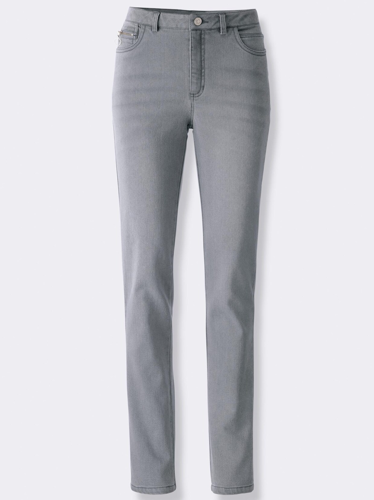Jeans - grey-denim
