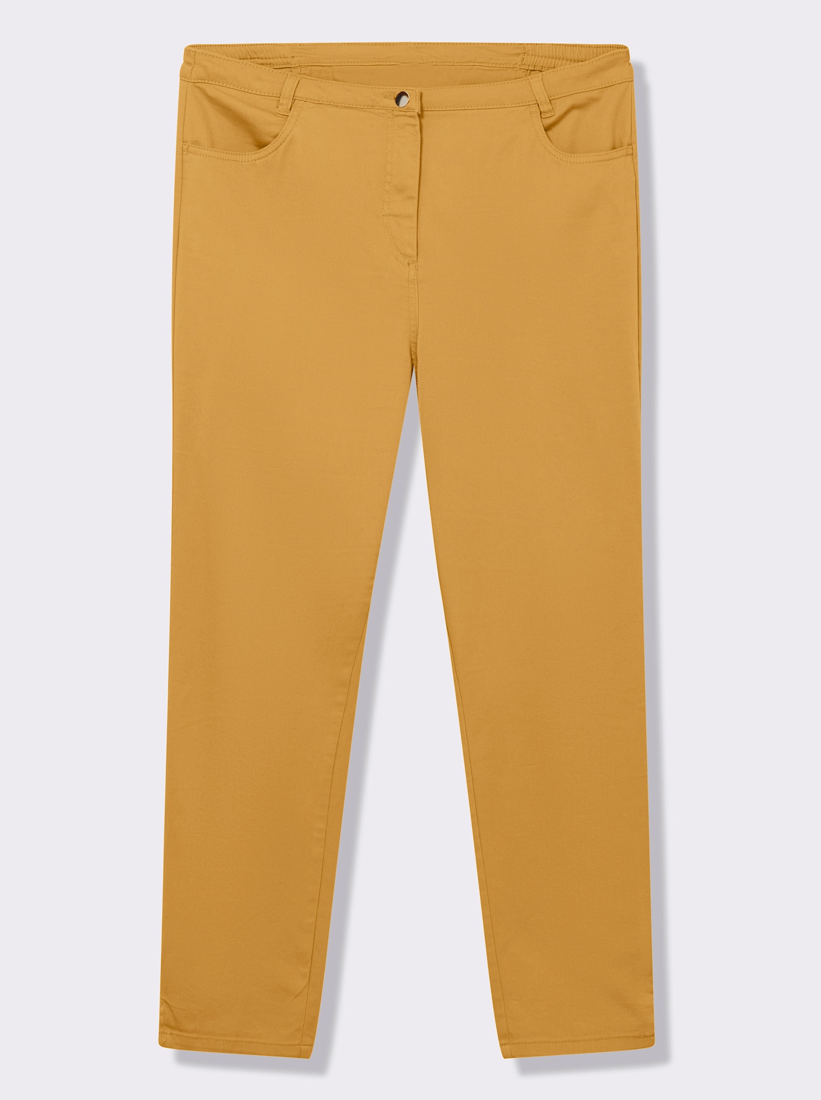 Jeans mit Stretch-Anteil - ocker