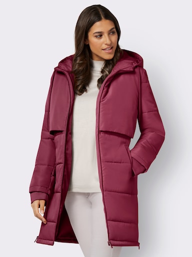 Longjacke - bordeaux