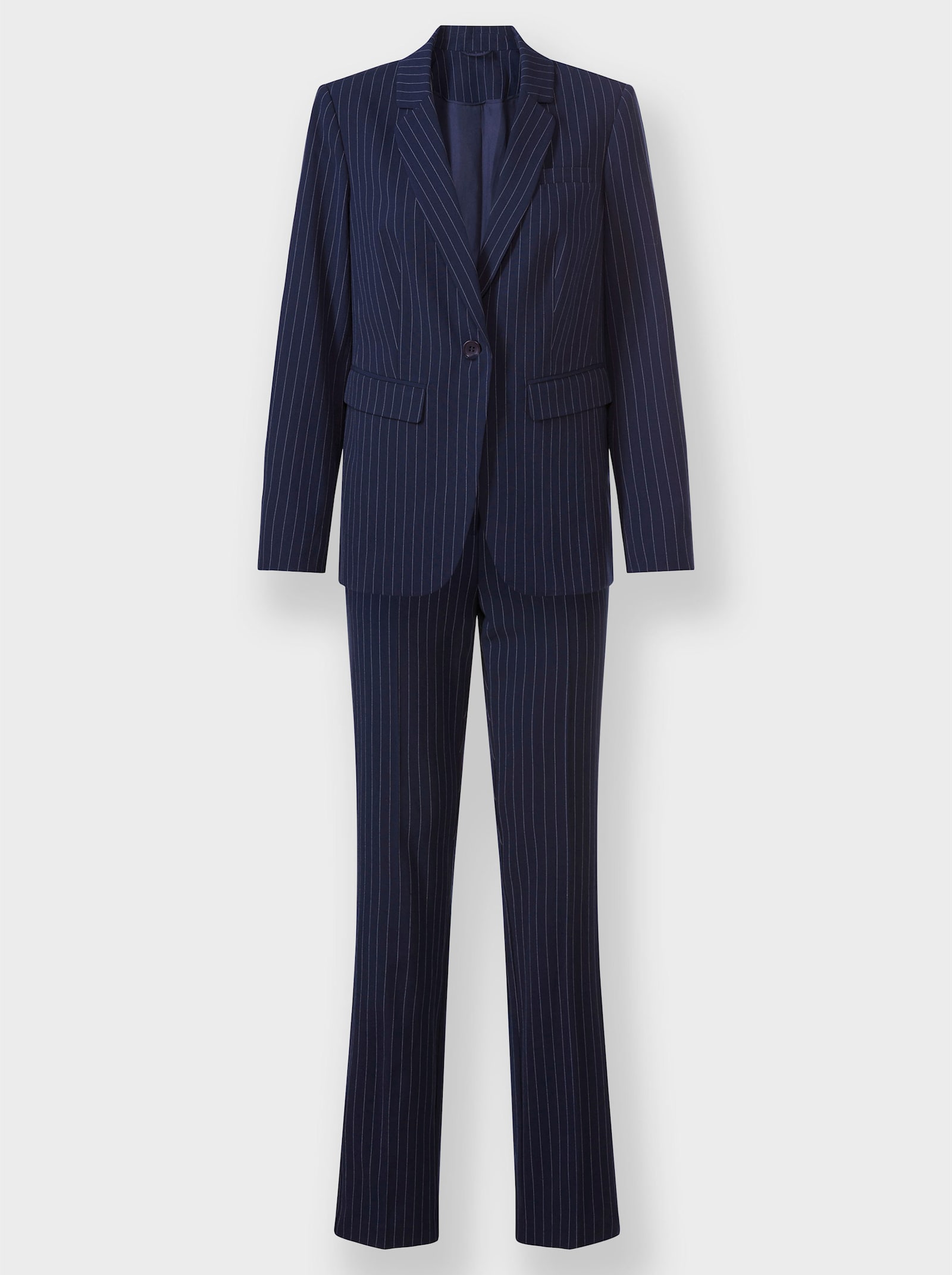 heine Hosenanzug mit Nadelstreifen - marine-ecru Nadelstreifen