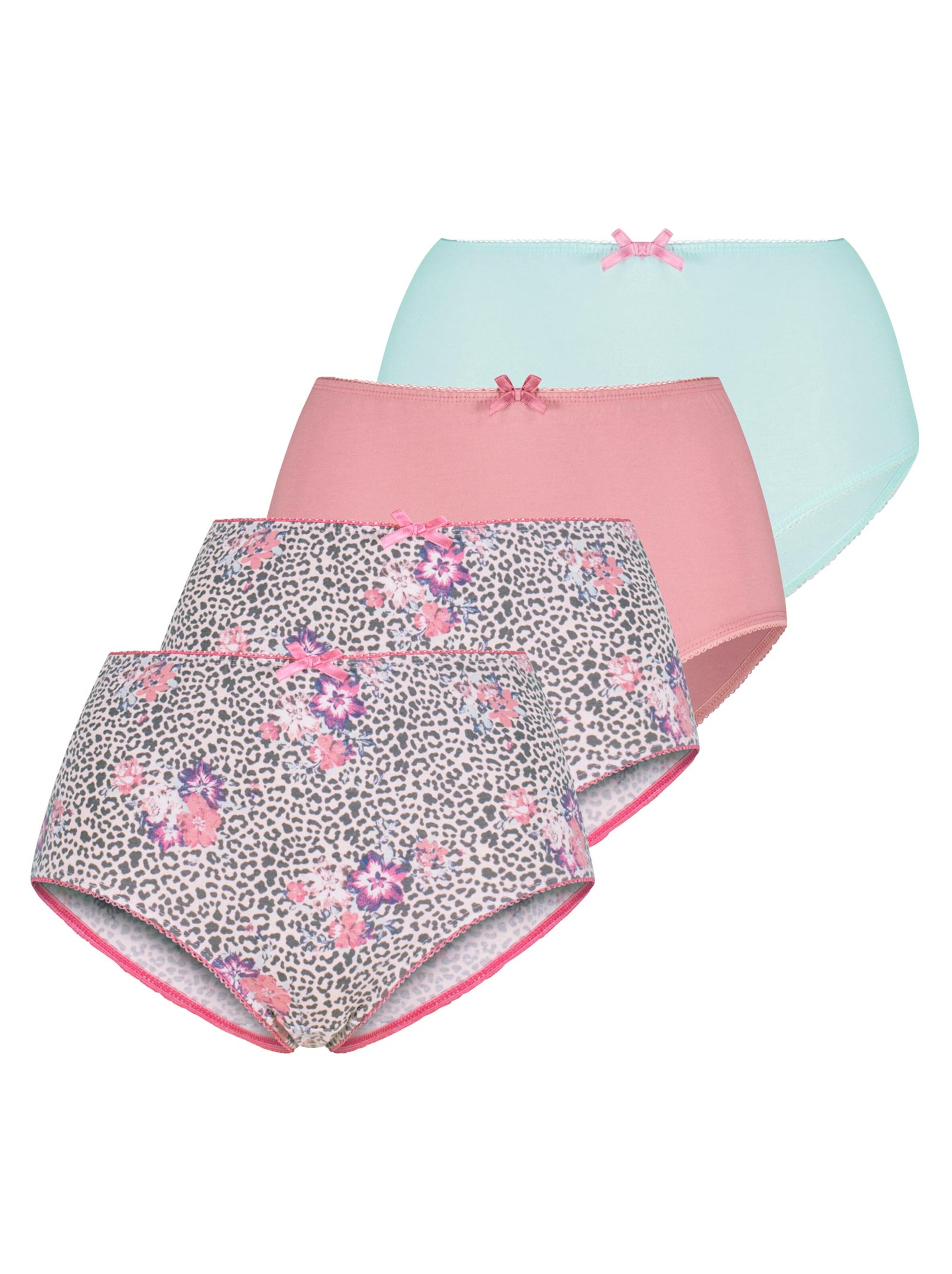 wäschepur Taillenslip - 2x bedruckt + mint + rosé