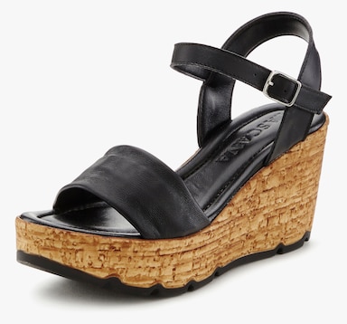 LASCANA Sandalen - zwart