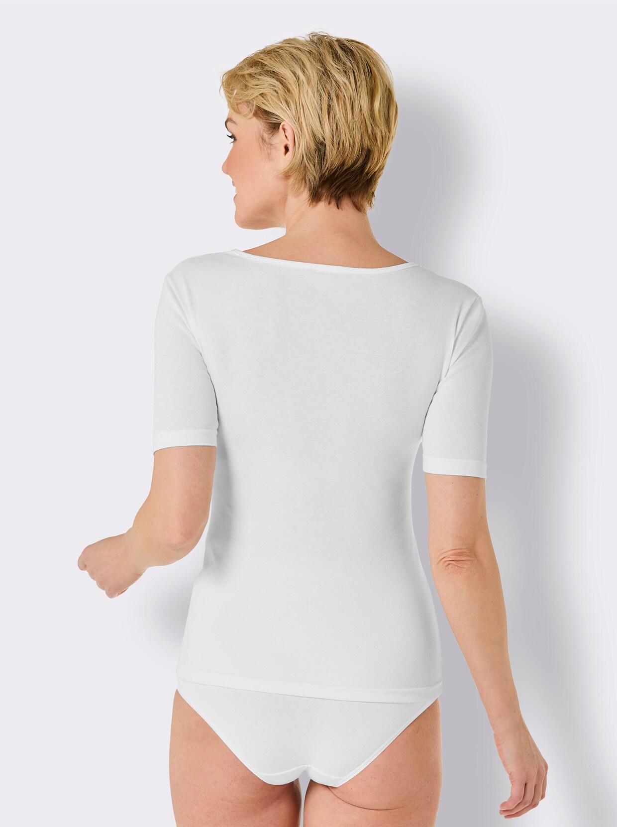 wäschepur Blazershirt - wit