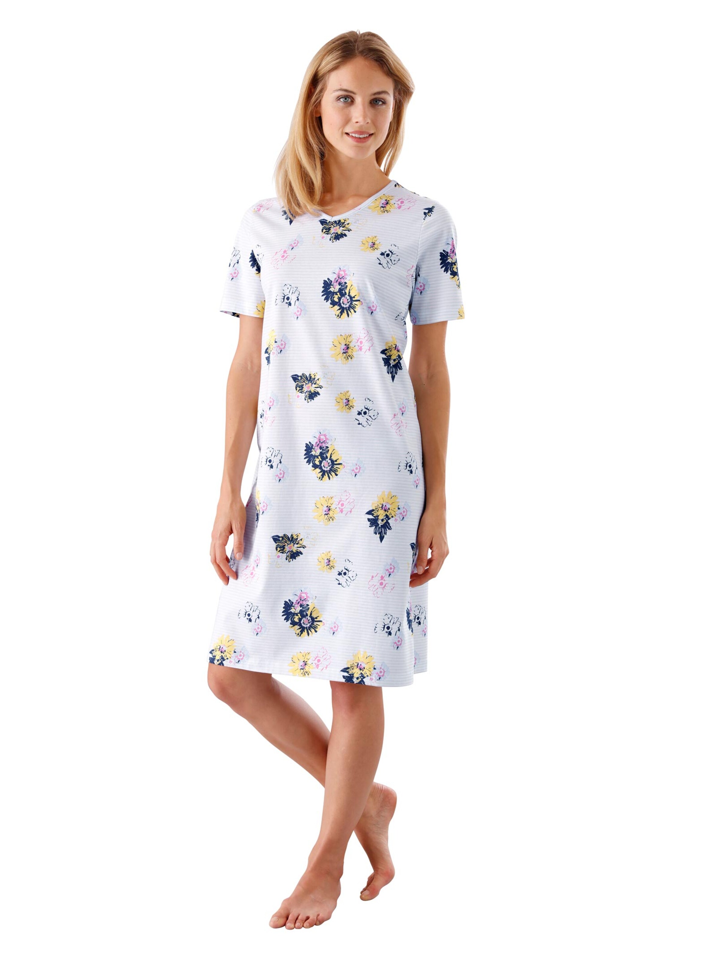 Nachthemd - geblümt