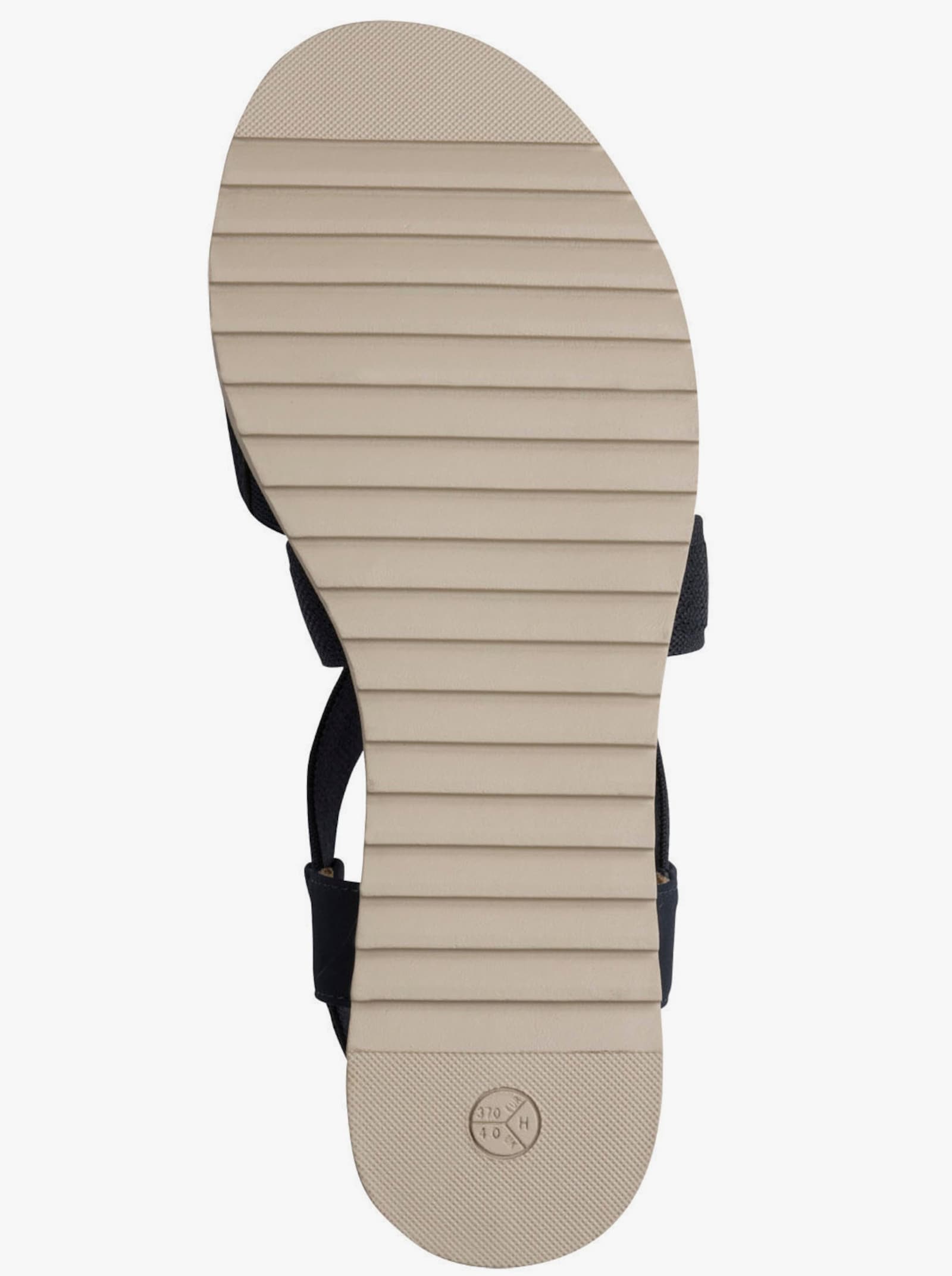 Jana Sandalette mit profilierter Sohle - nachtblau