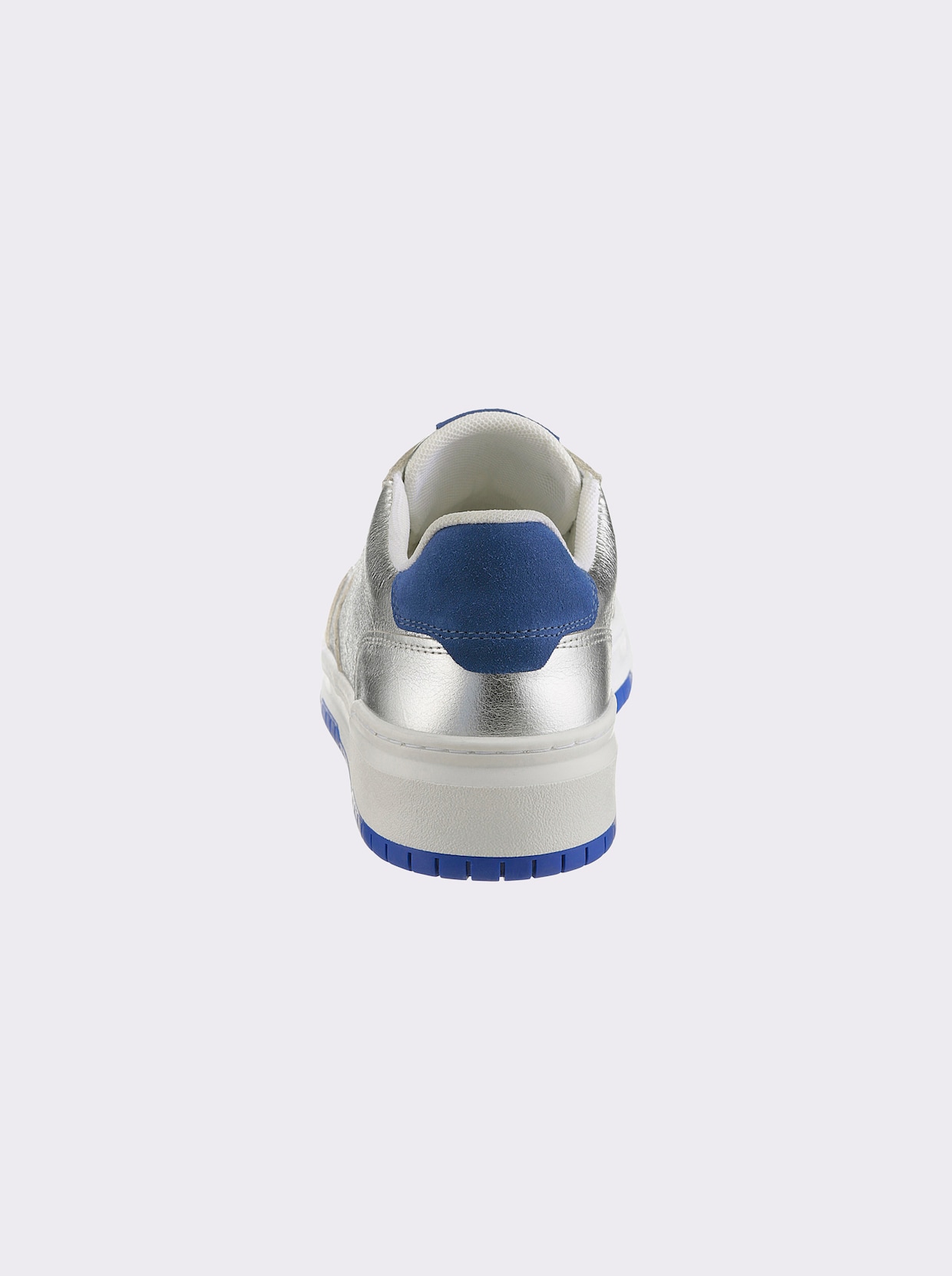 heine Sneaker - silberfarben-royalblau