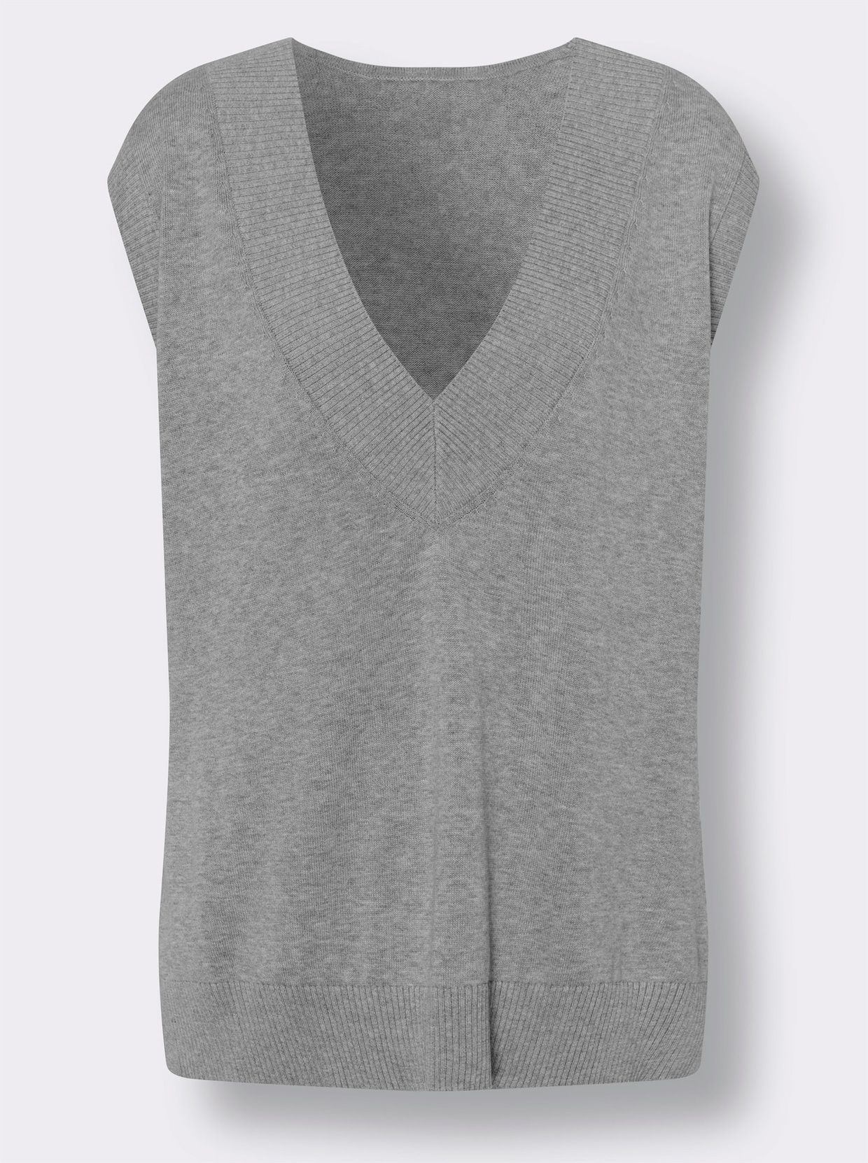 heine Slip-over - grijs gemêleerd
