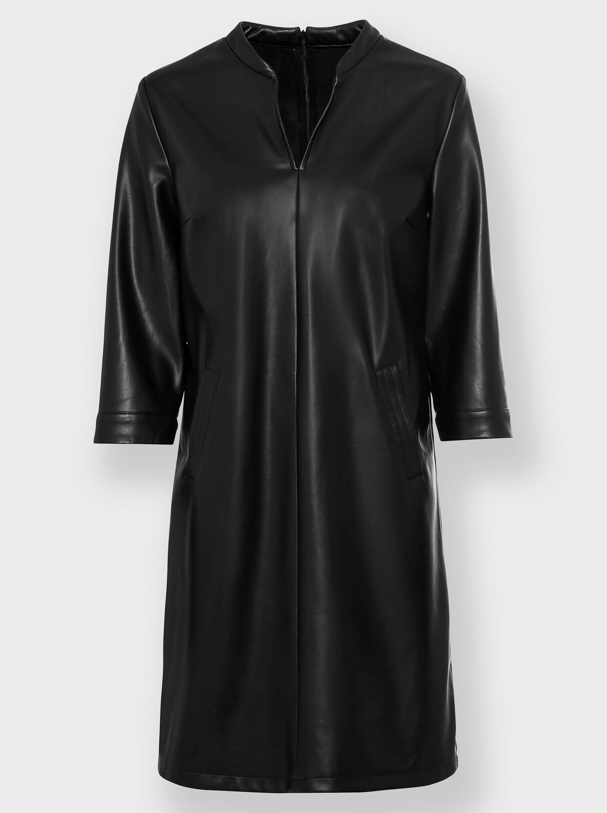 heine Robe en imitation cuir - noir