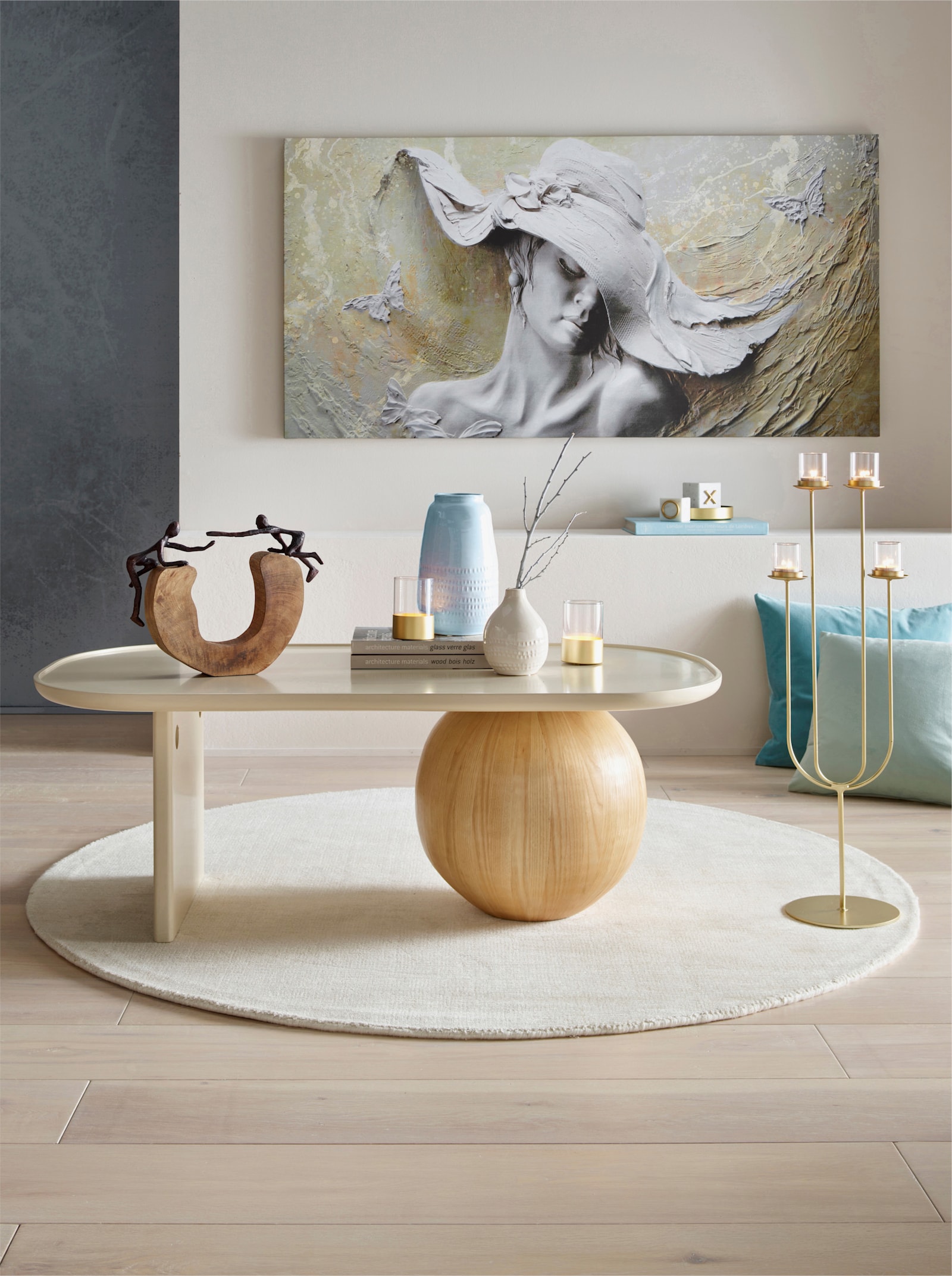 heine home Bild - grau-natur