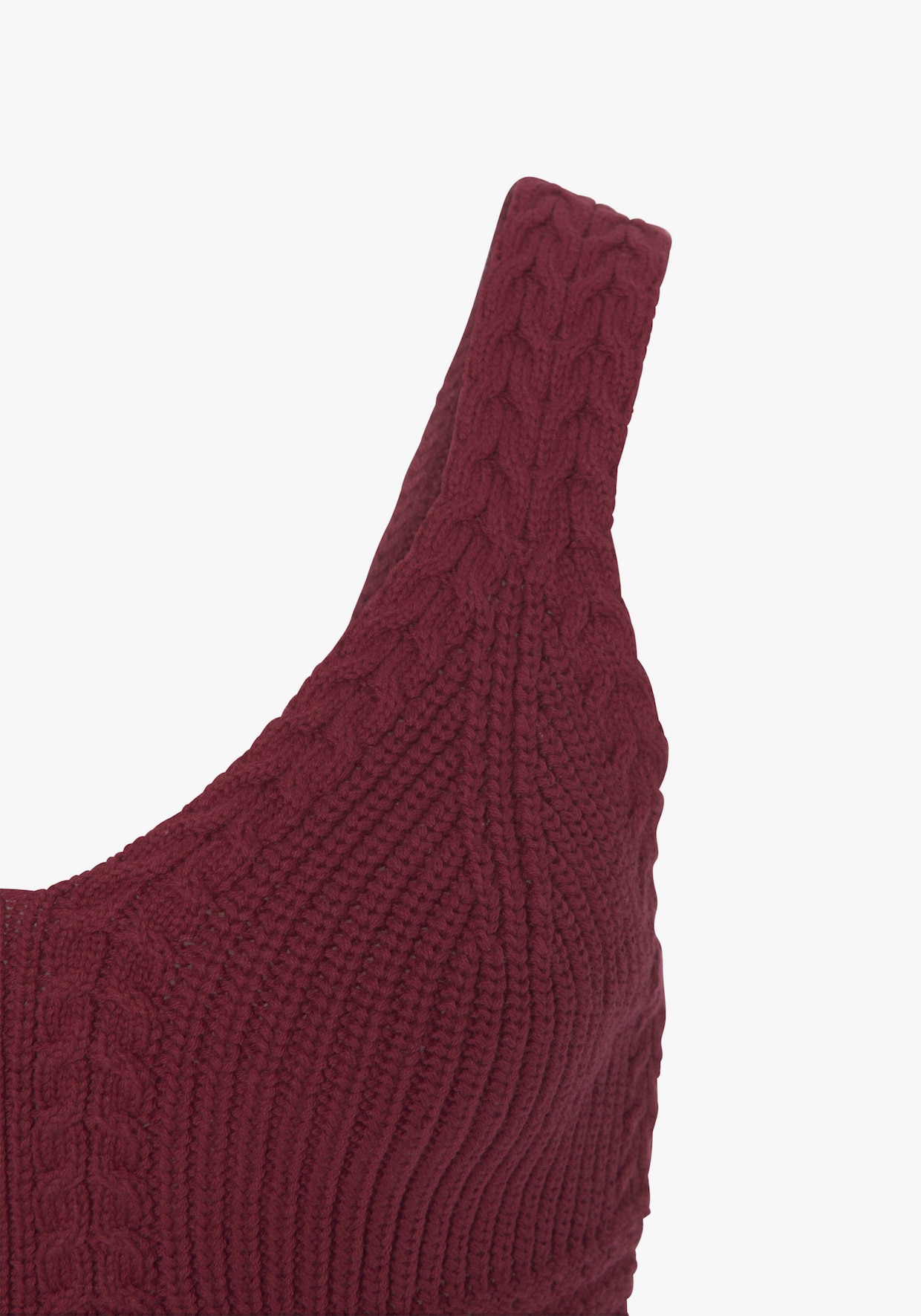 LASCANA Stricktop - aubergine/burgunder