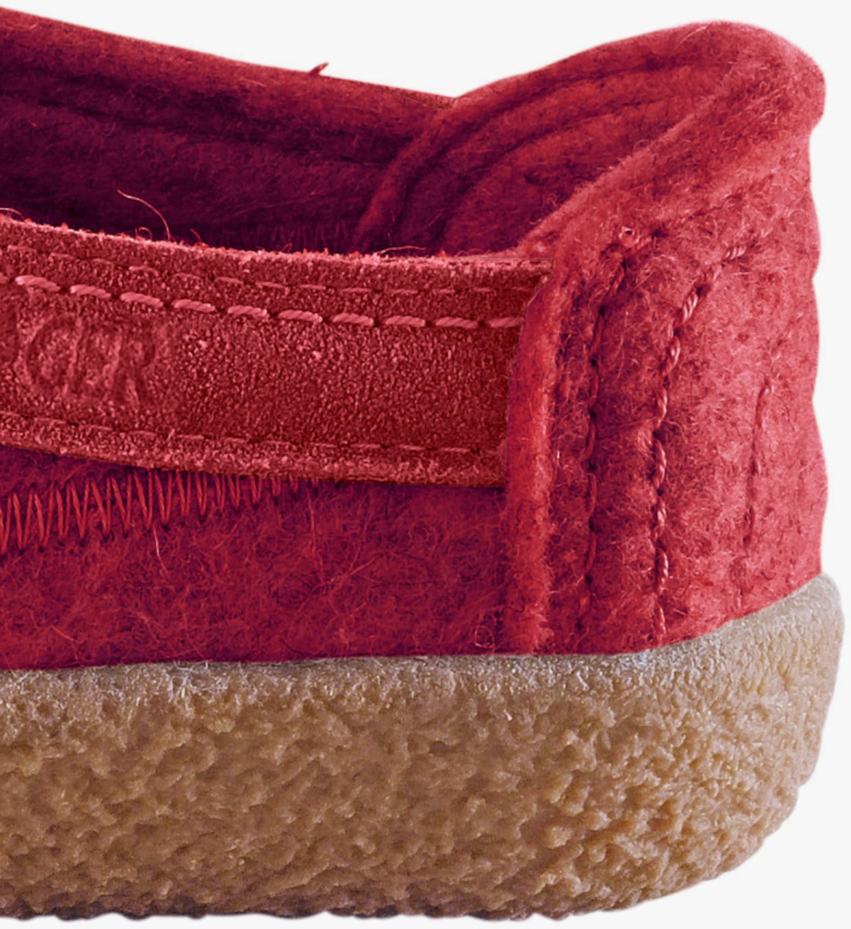 Haflinger huisschoenen - rood