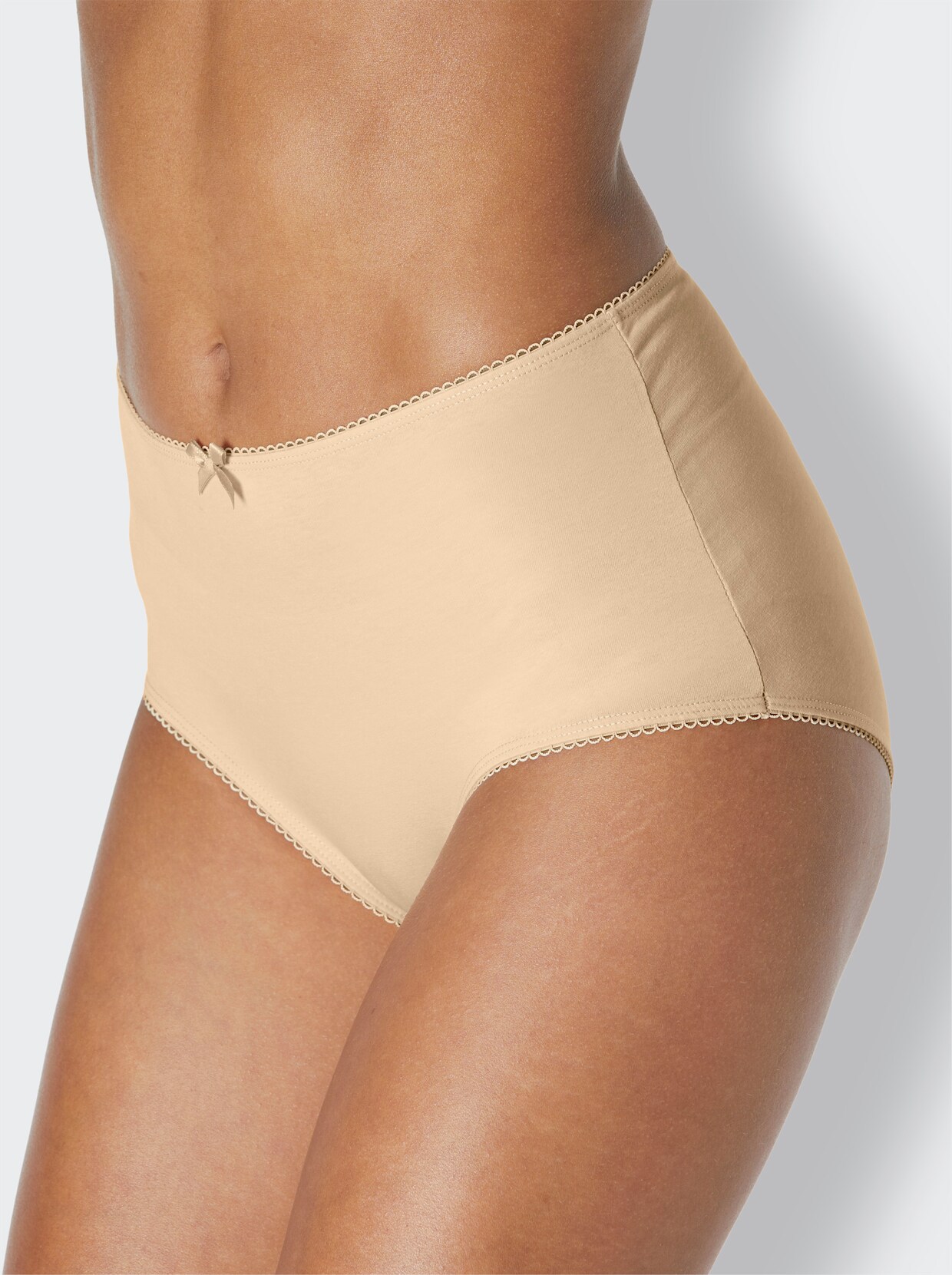 wäschepur Tailleslip - ecru bedrukt + apricot