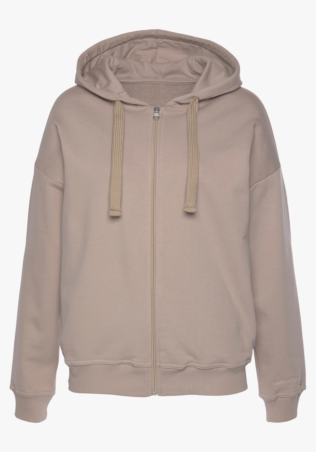 LASCANA Veste sweat - marron clair