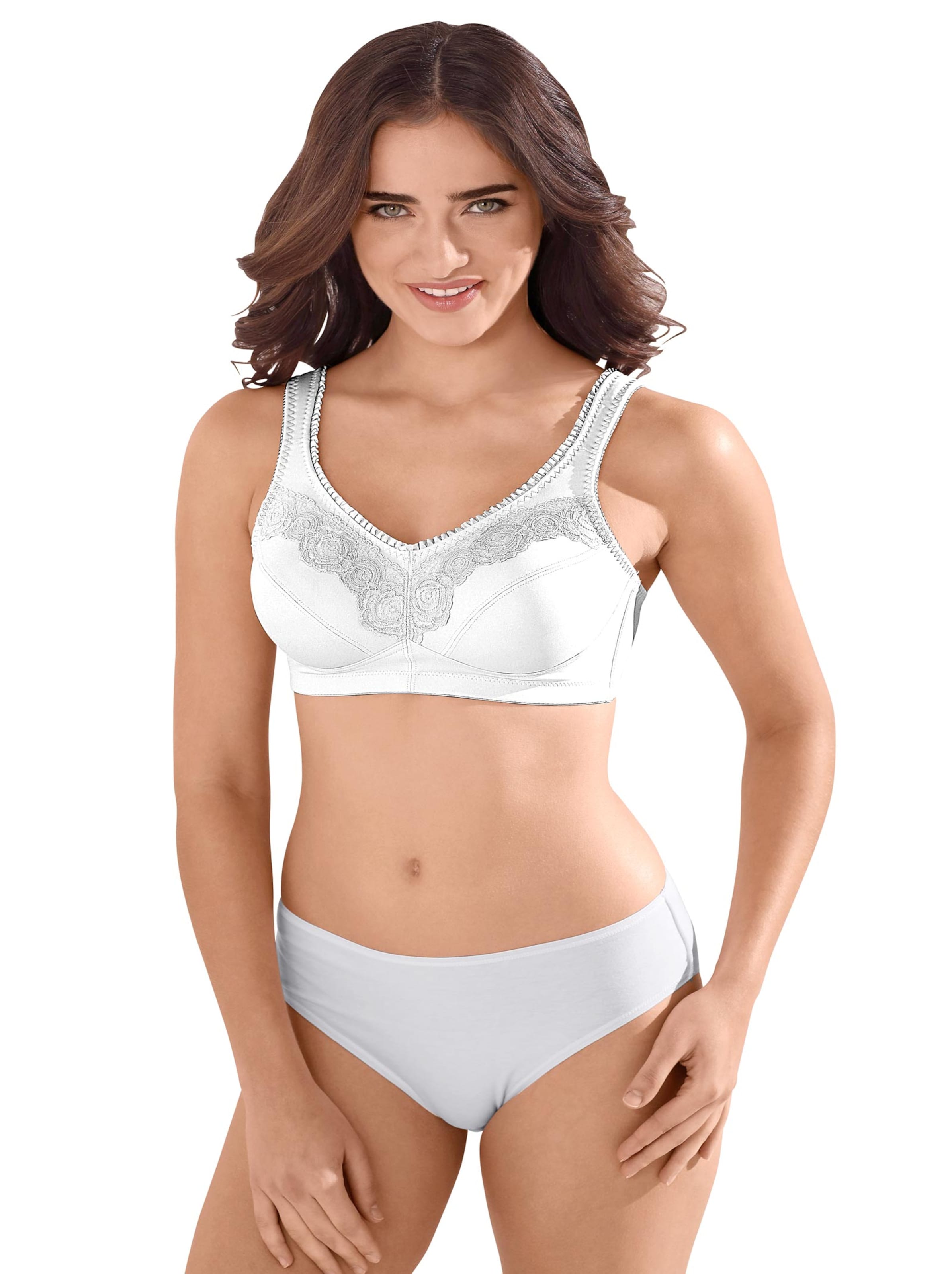 BH ohne Bügel - weiß