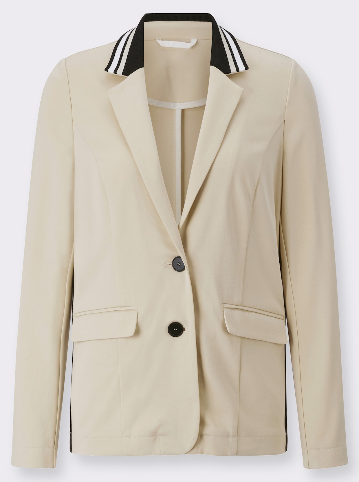 Jersey blazer - zand