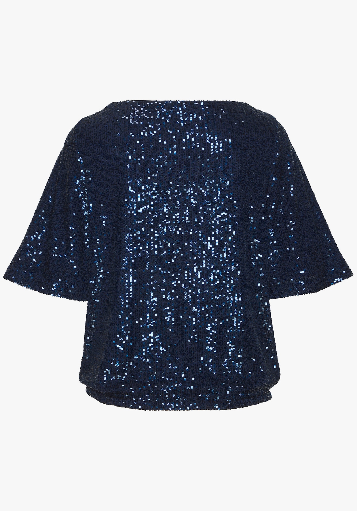 LASCANA Paillettenshirt - dunkelblau
