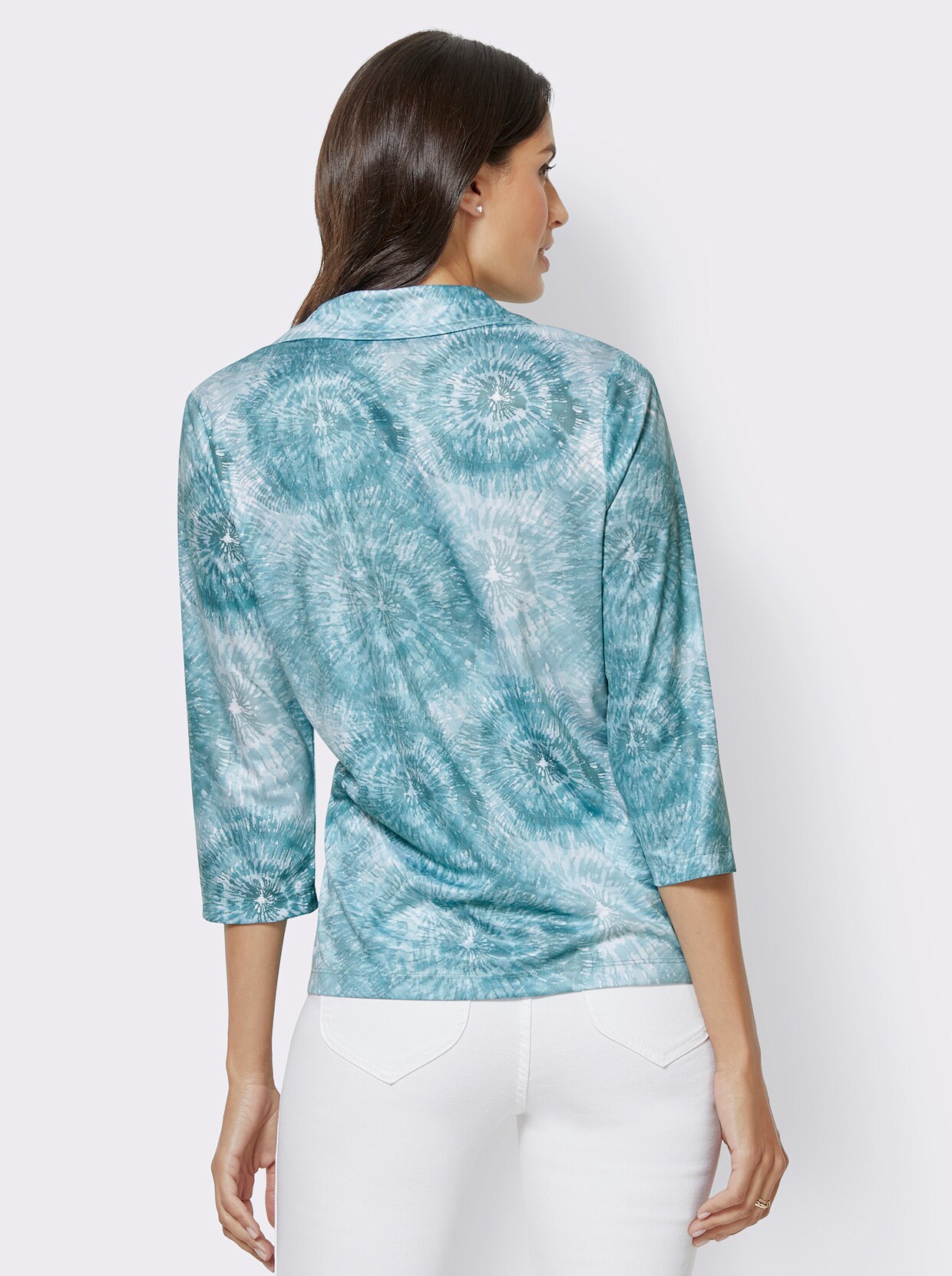 Poloshirt - jade-bedruckt