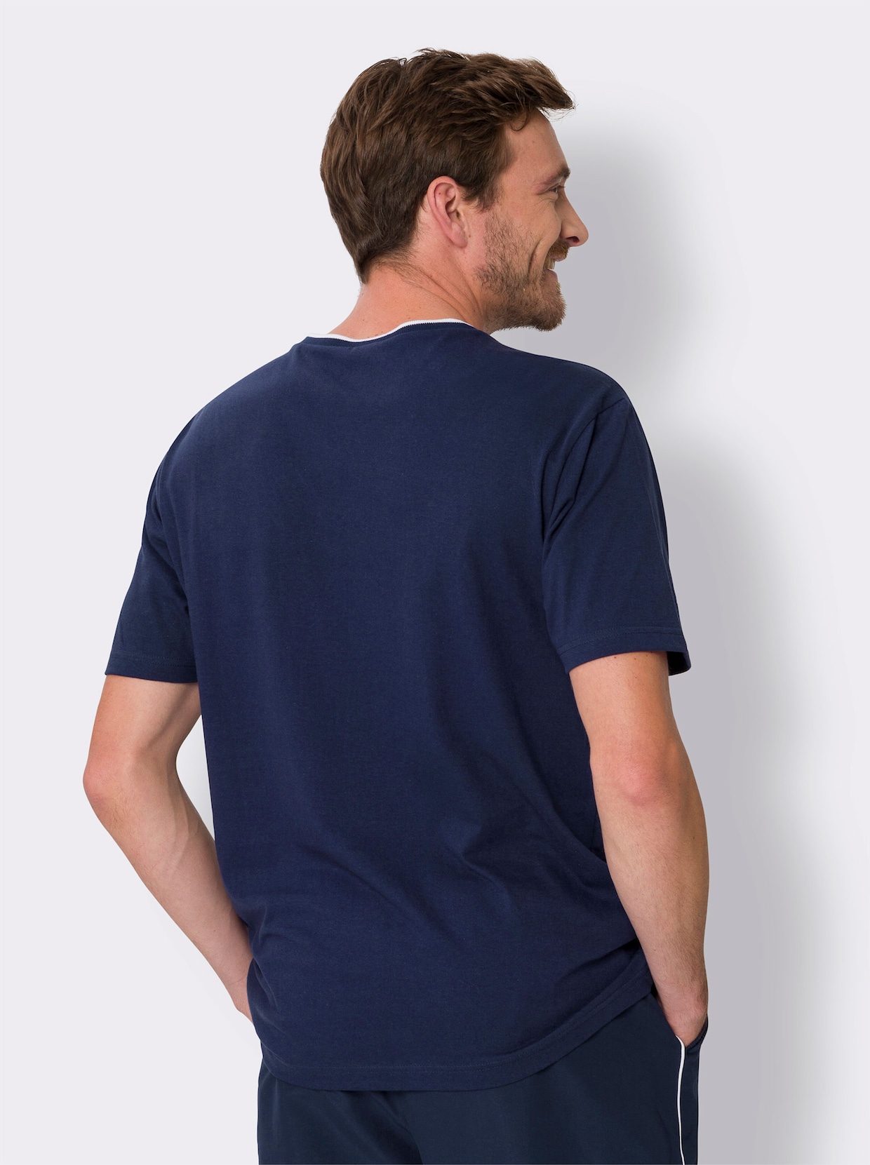 Voľnočasové tričko - námornícka modrá