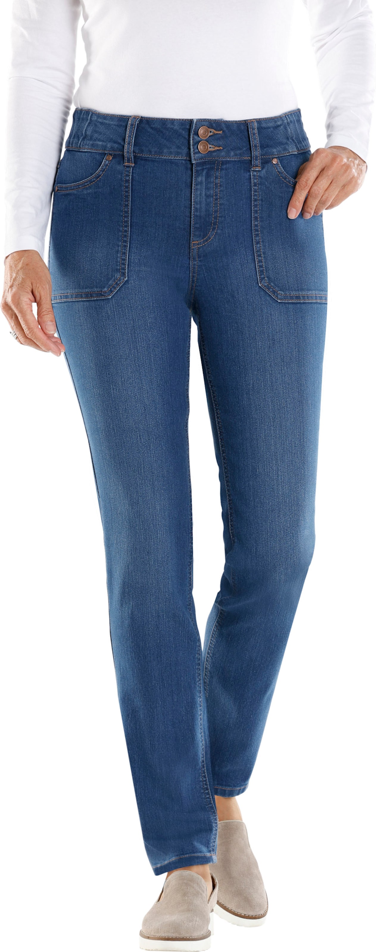 Your Look... for less! Dames Jeans blue-stonewashed Maat