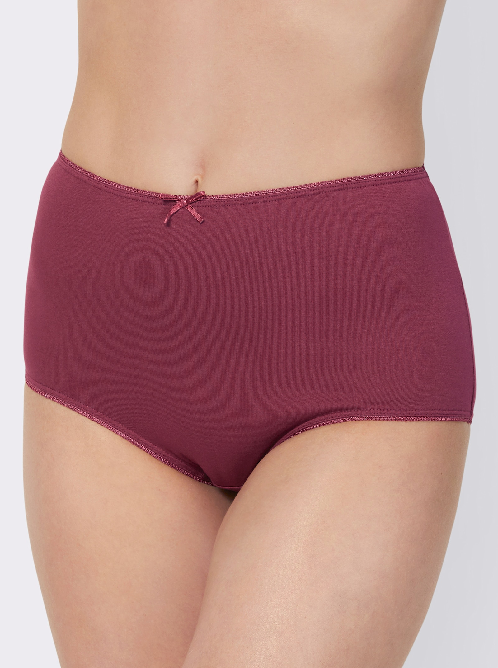 wäschepur Tailleslip met dubbel kruisje - zwart + topaas + marine + bordeaux