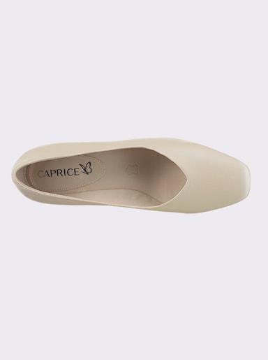 Caprice Pumps mit Blockabsatz - beige