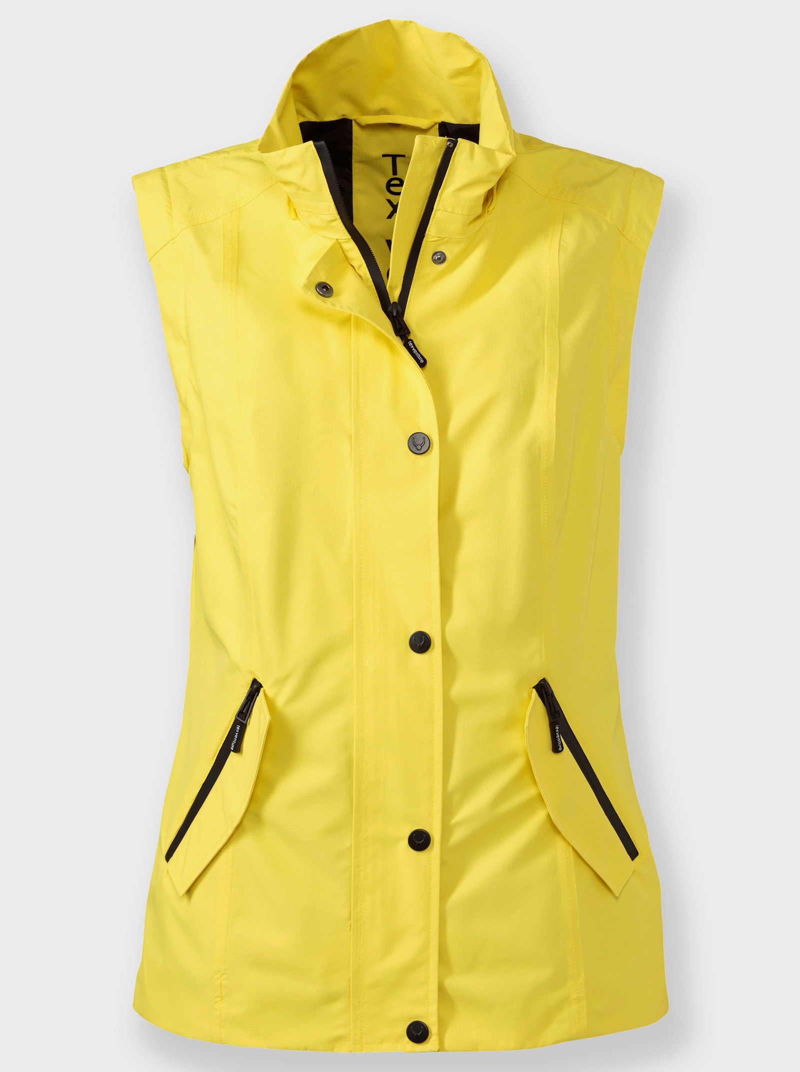 Funktionsjacke mit abnehmbaren Ärmeln - limone