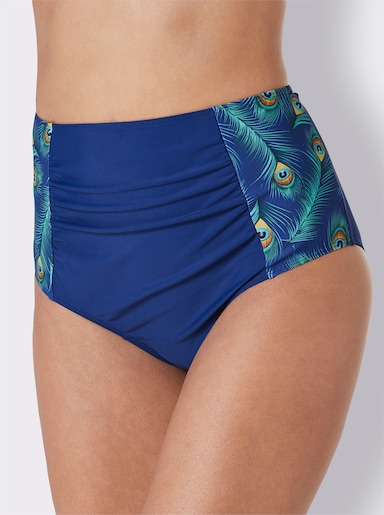 feel good Bikini-Slip - royalblau-blaugrün-bedruckt