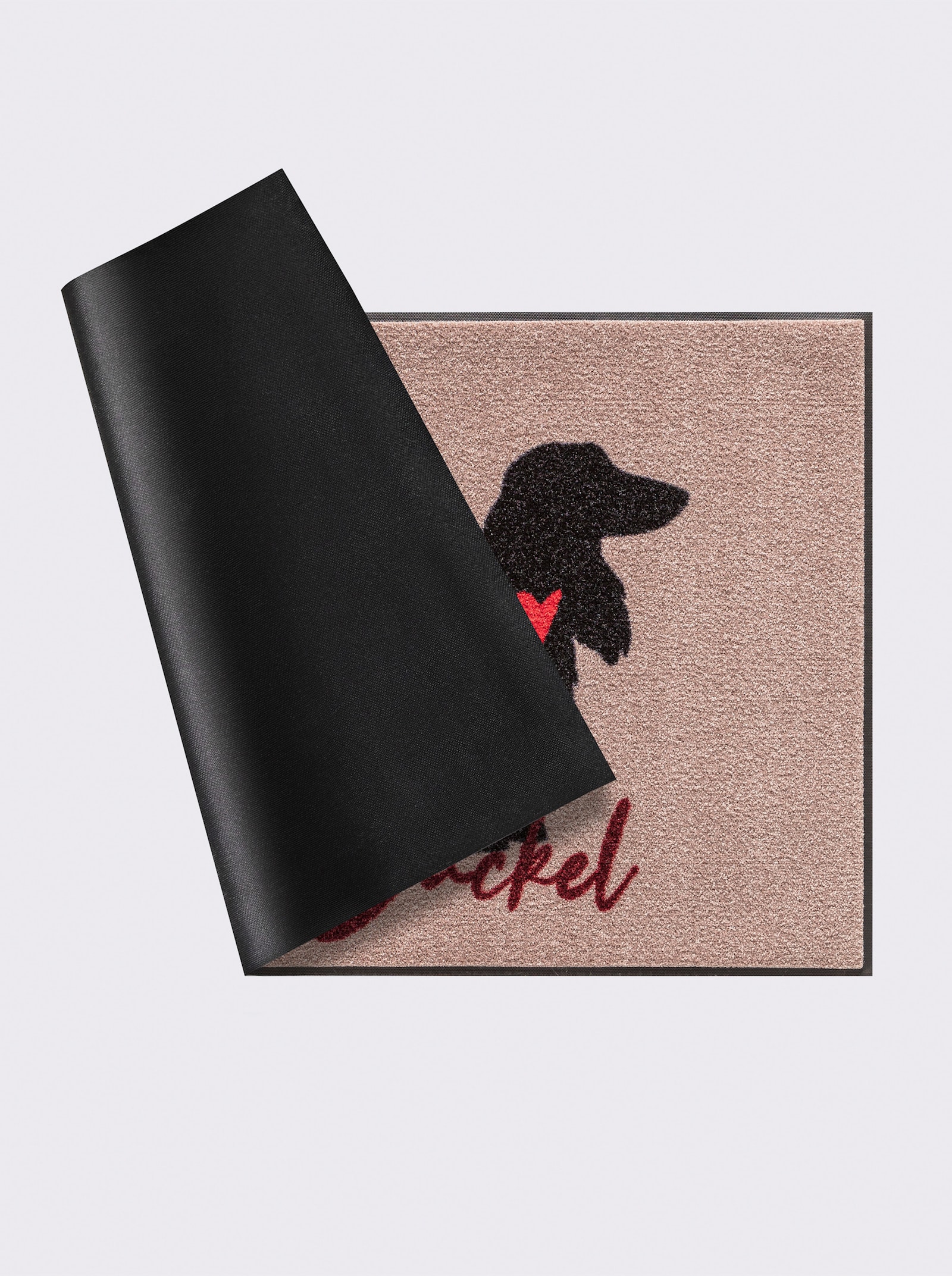 wash+dry by Kleen-Tex Fussmatte - taupe-schwarz